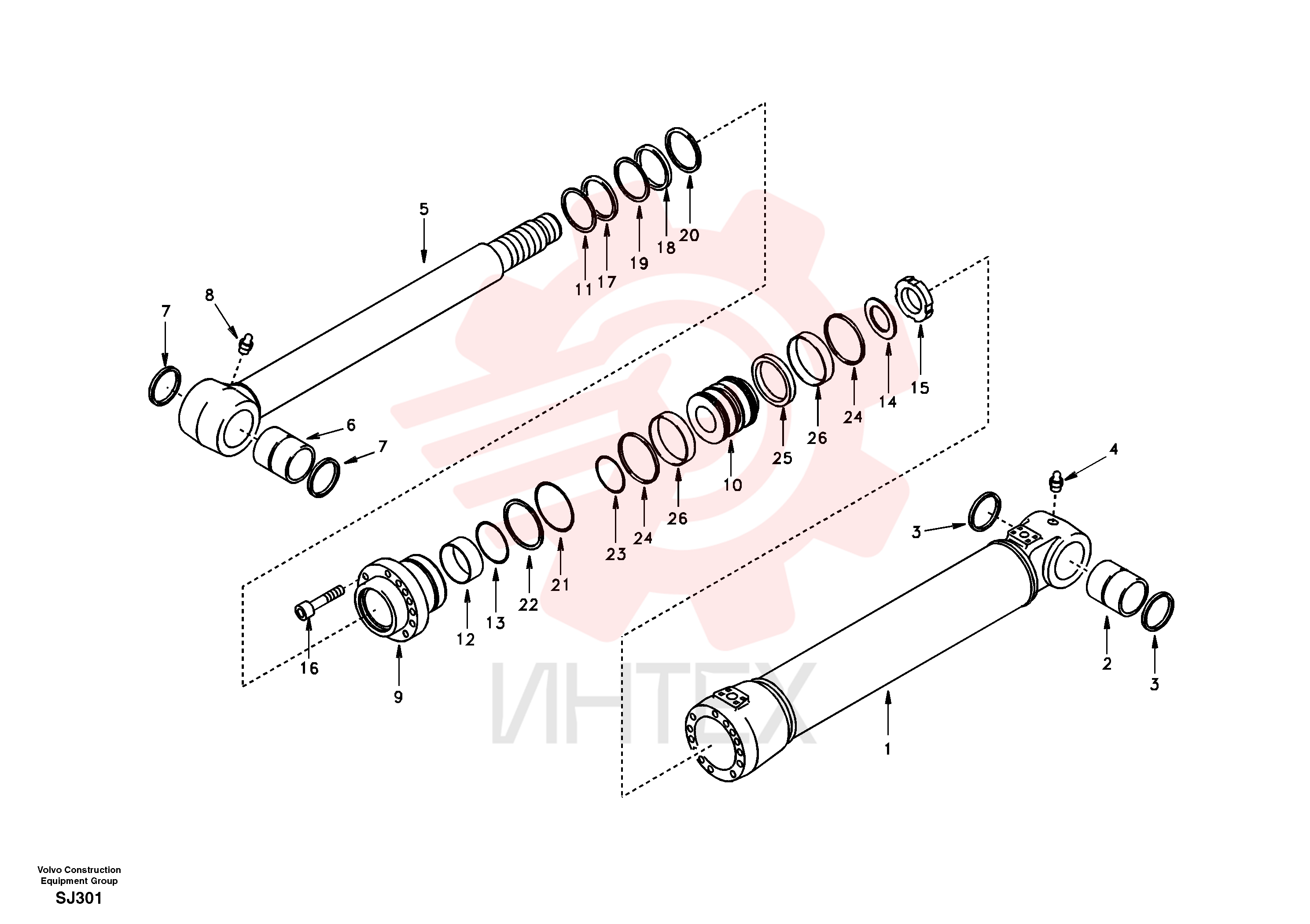 Гидроцилиндр SA 1146-02320