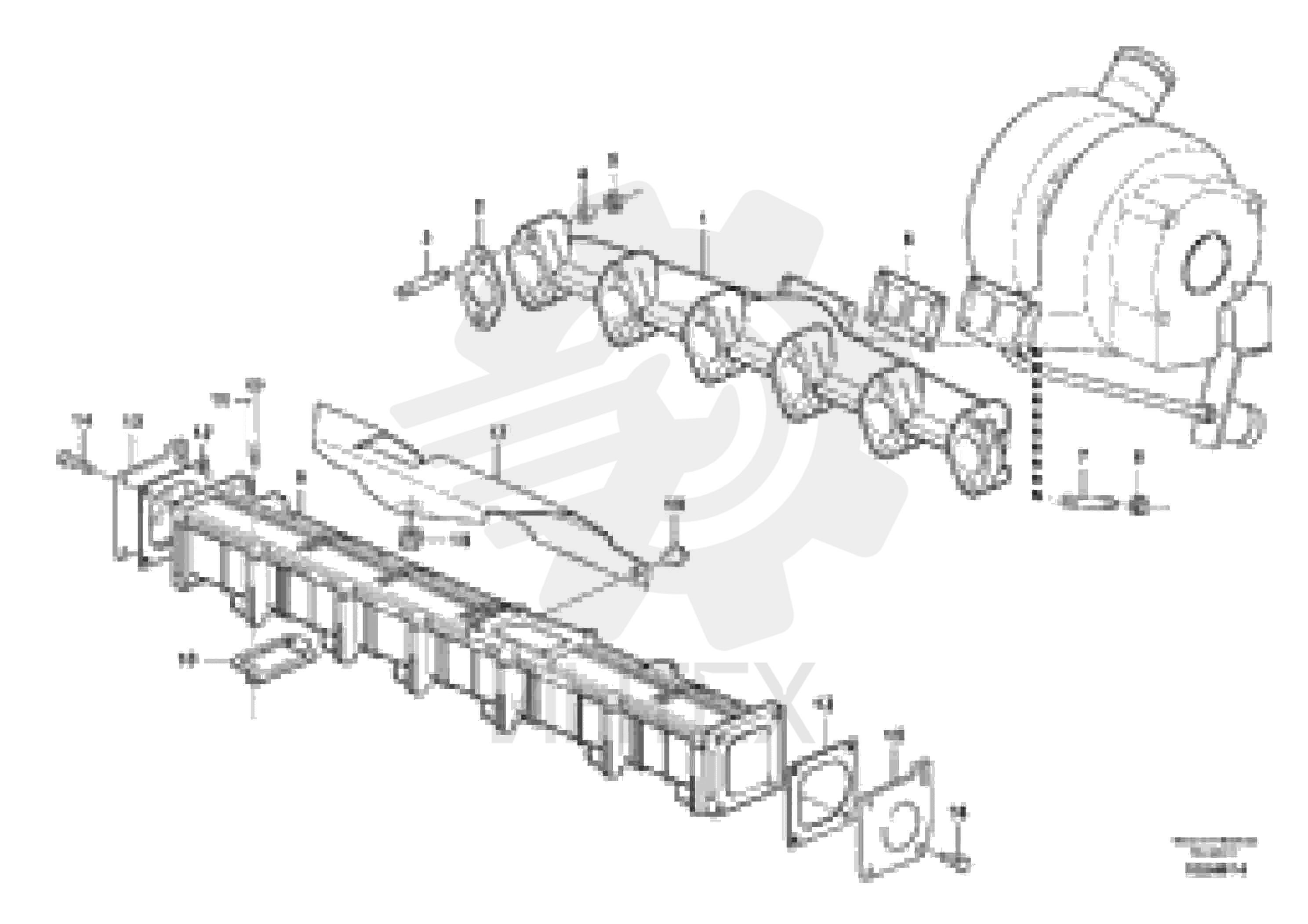 Exhaust Pipe VOE 20551443