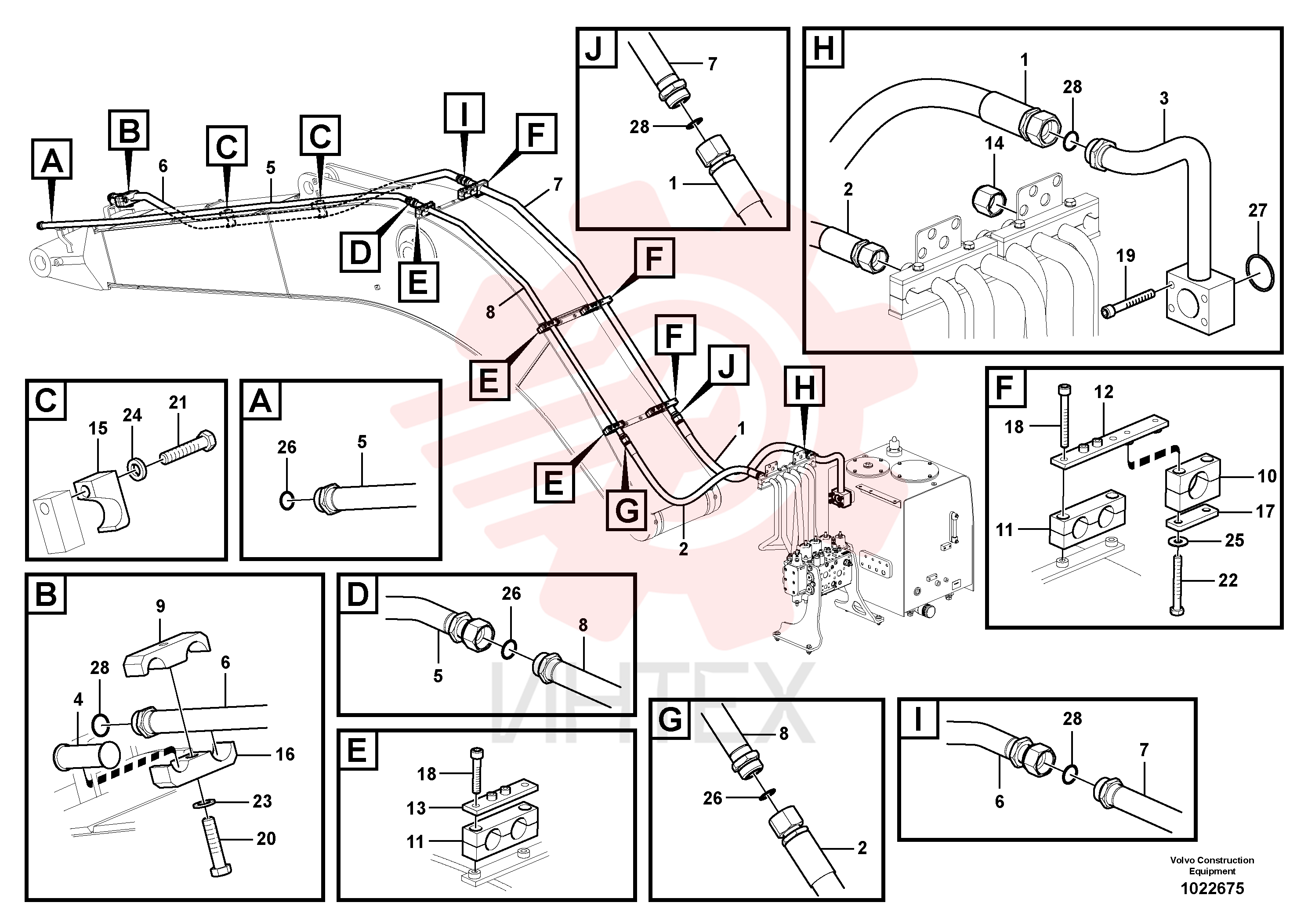 Hose assembly VOE 14387529