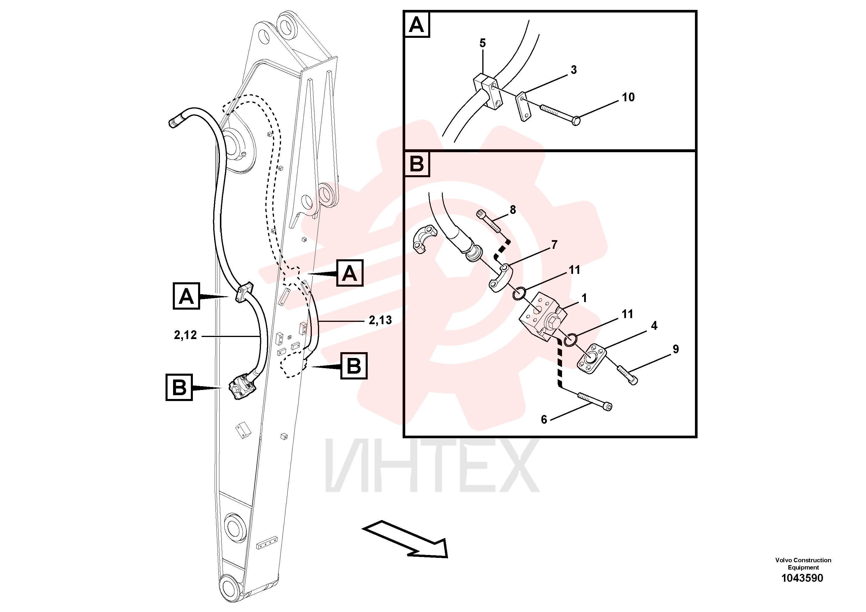 Hose assembly VOE 15064467