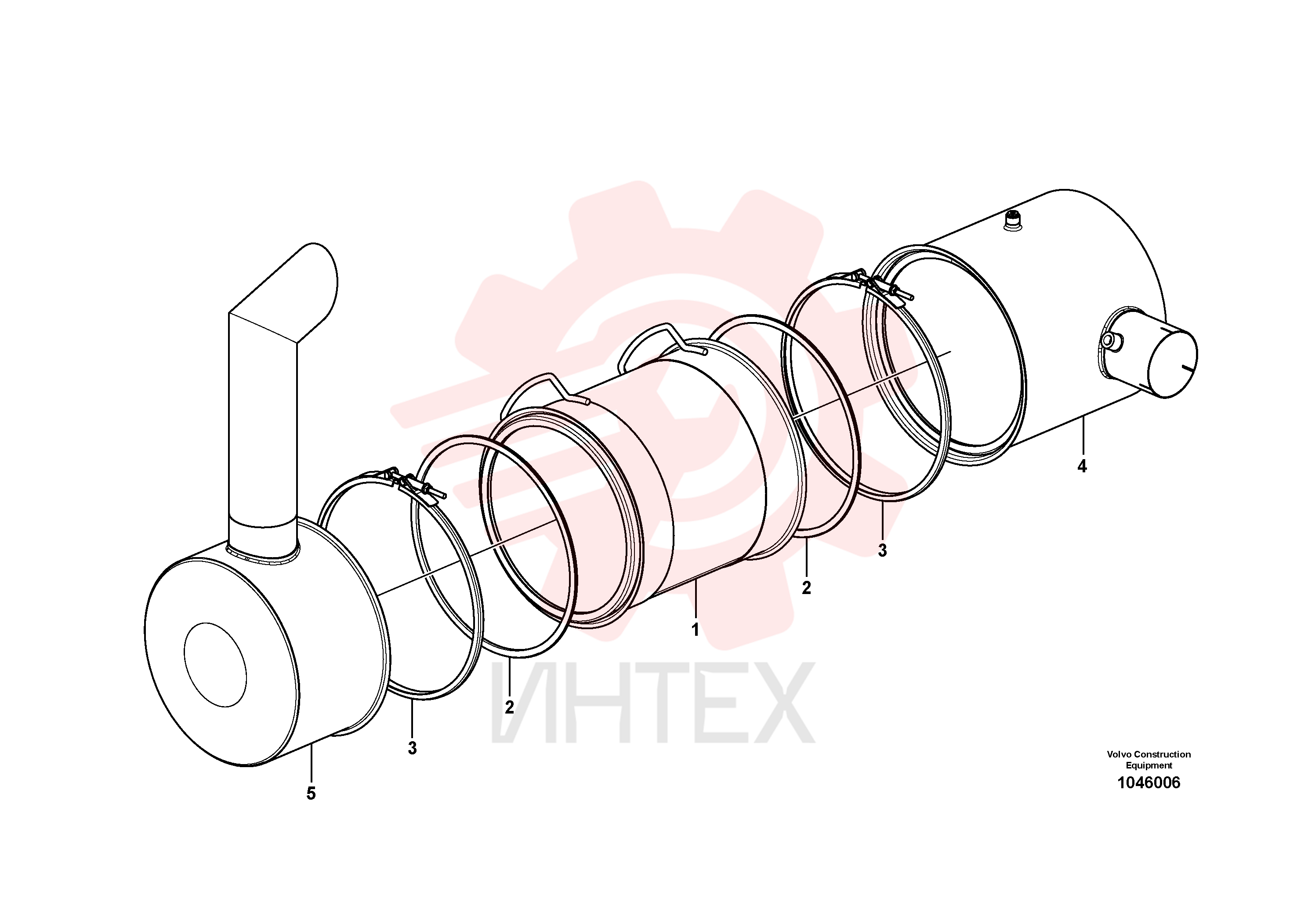 Particulate filter VOE 11110851