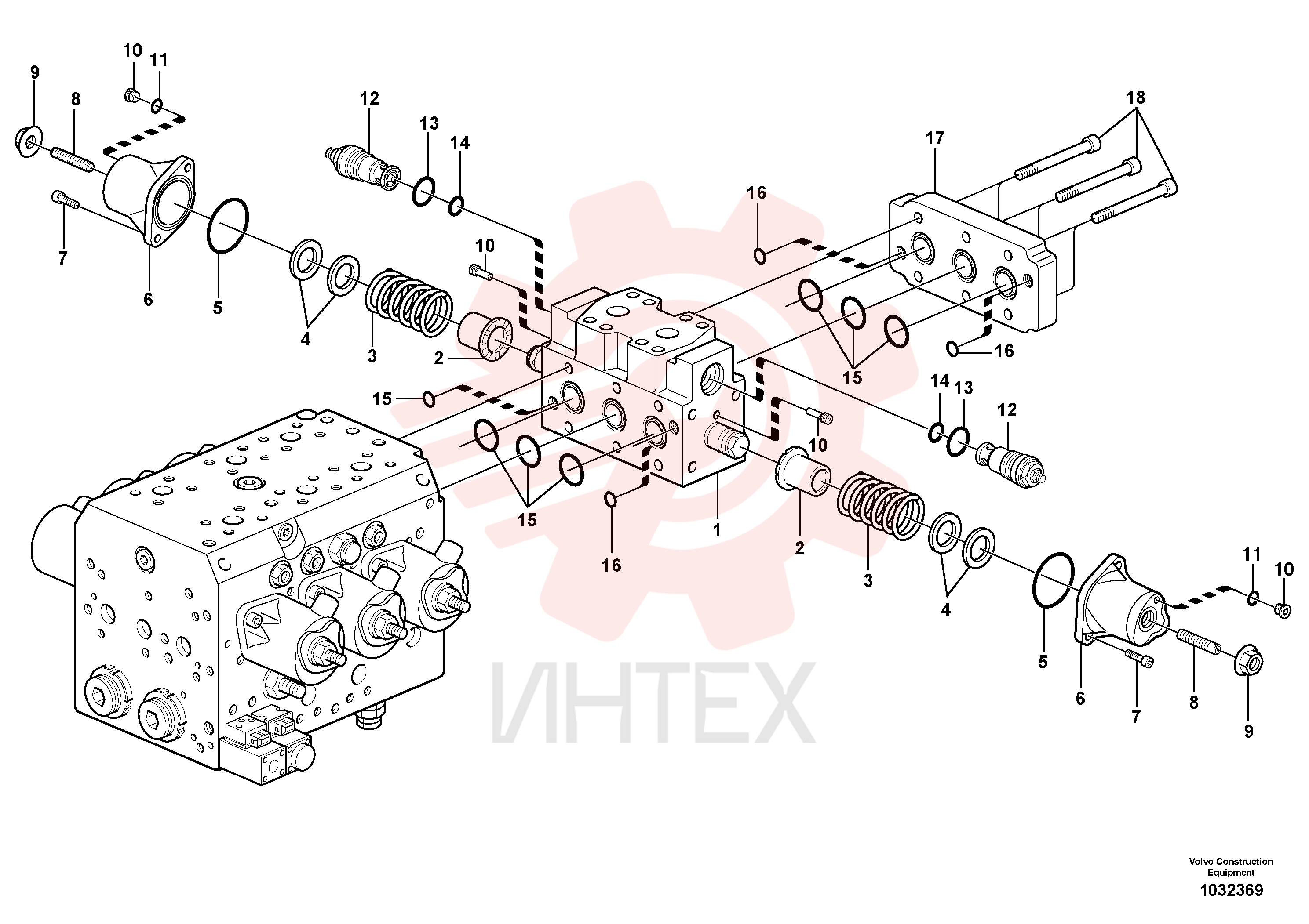 Valve block VOE 14385424 (2)