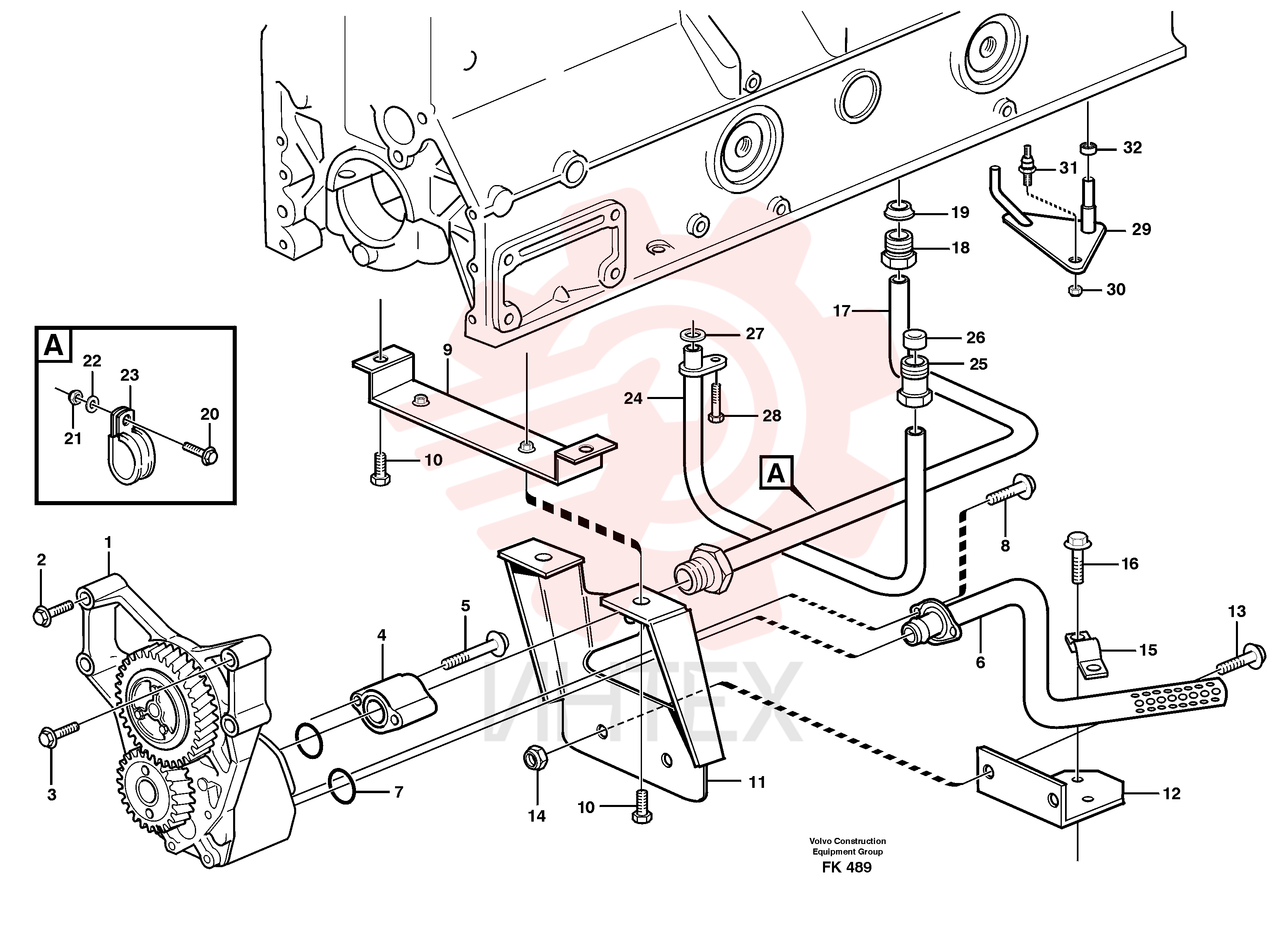 Flange screw