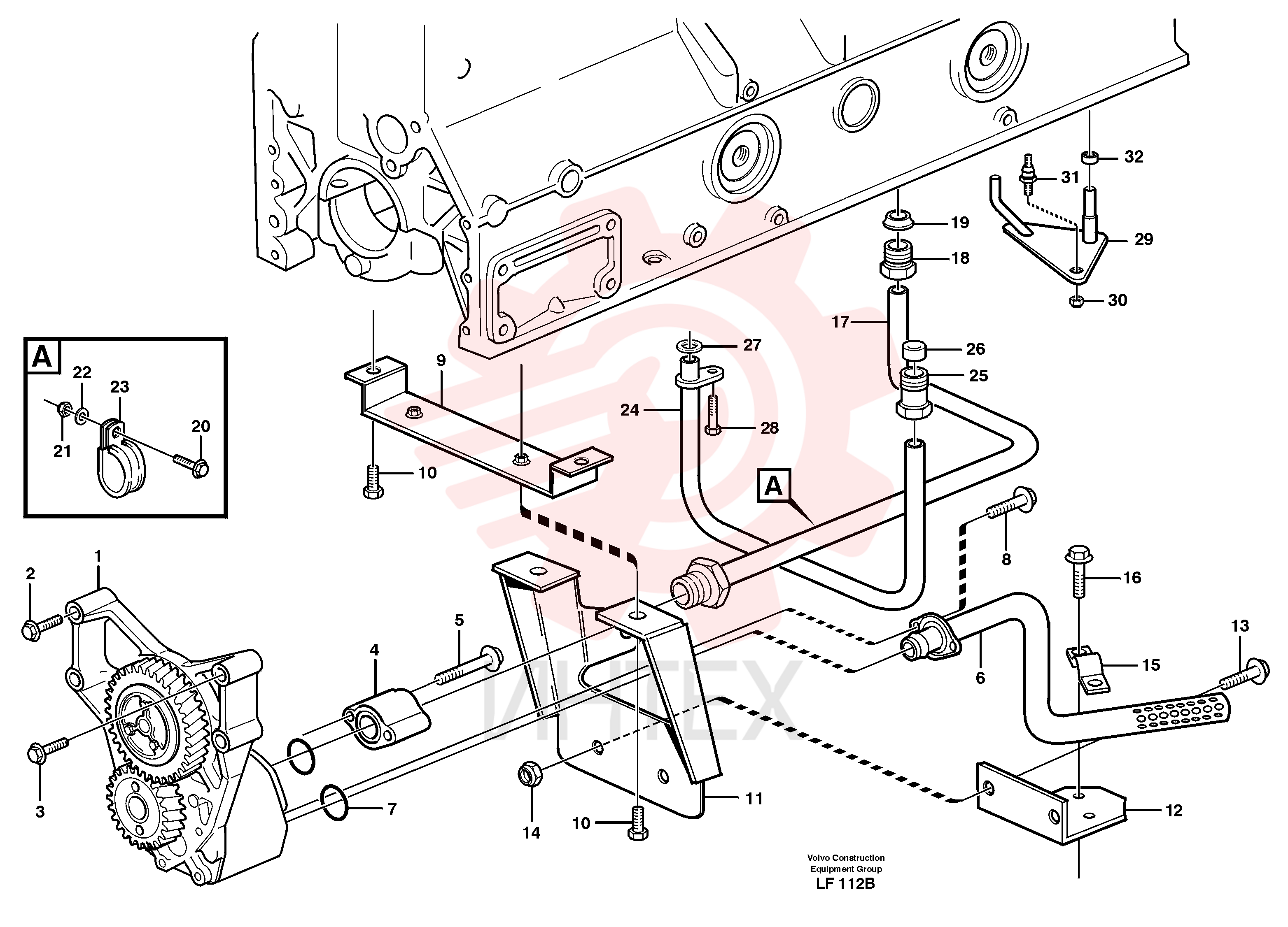 Flange screw