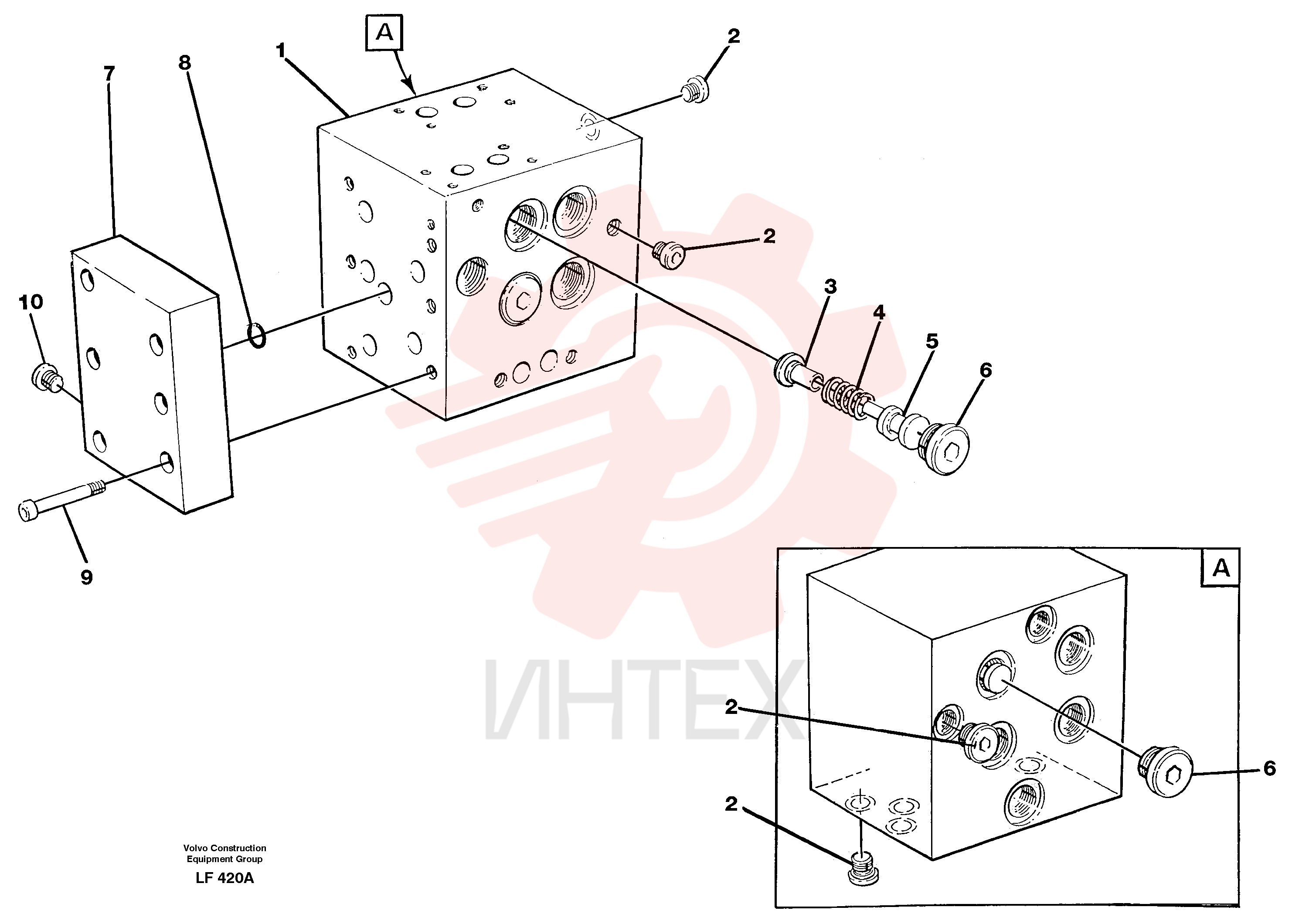 Mounting Plate VOE 14049795 (2)