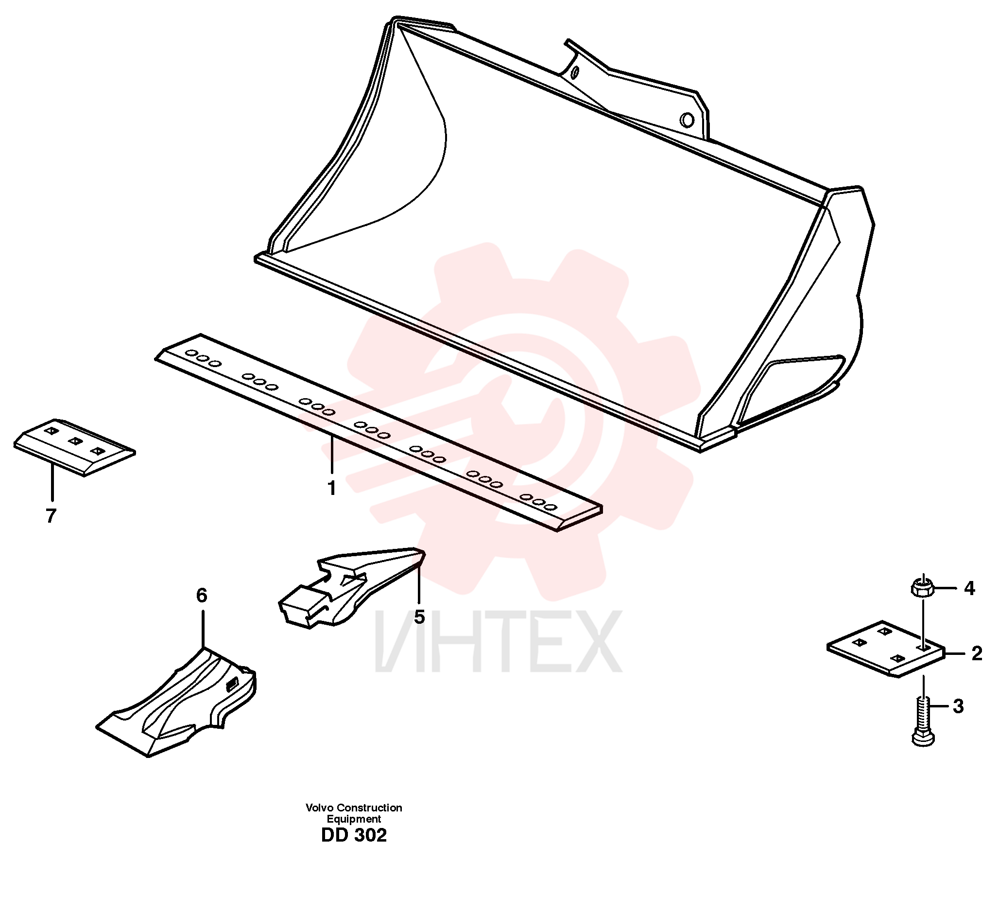 Нож ковша VOE 11045692 (4)