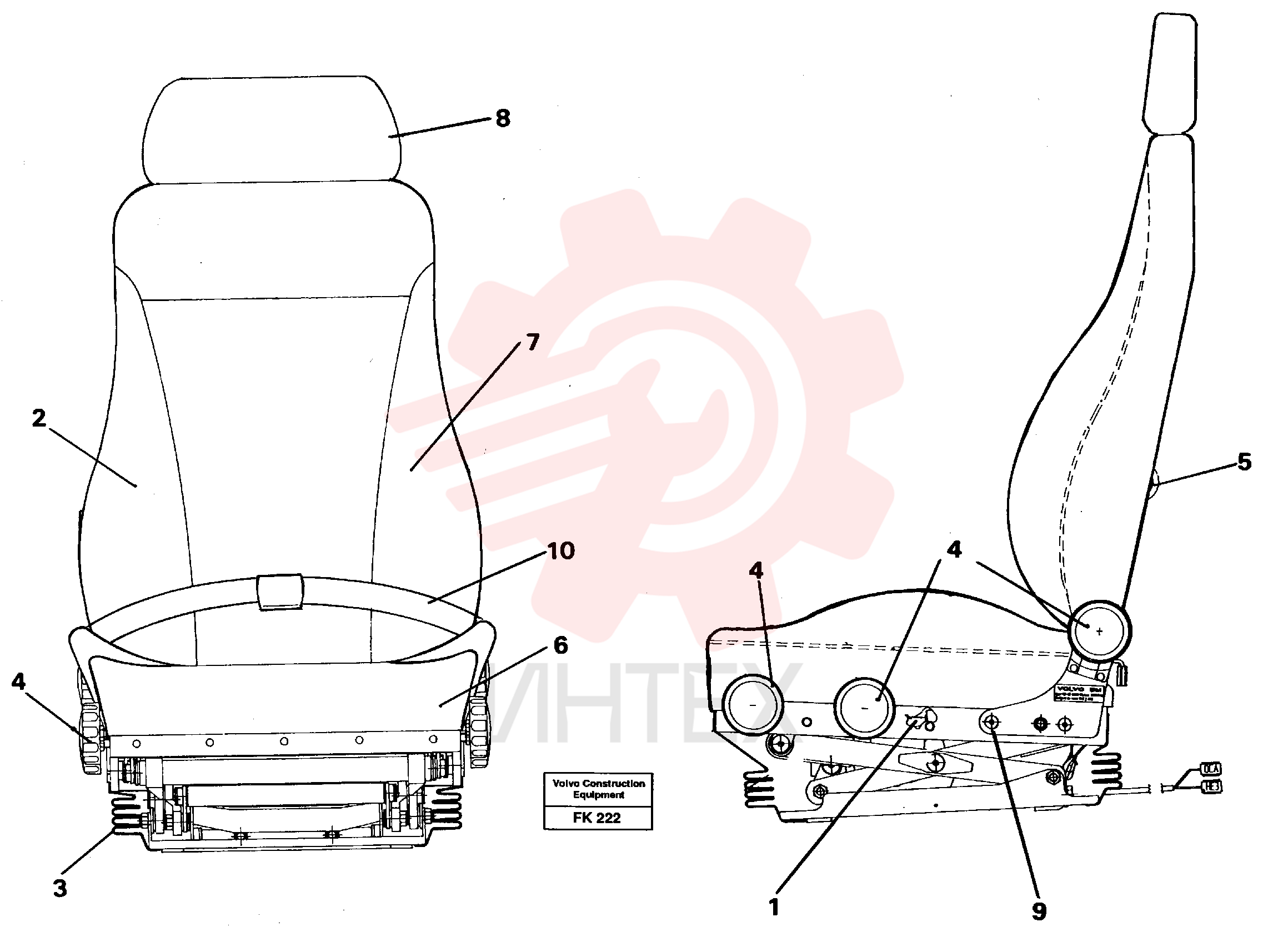 Operator's Seat VOE 14265475 (1)