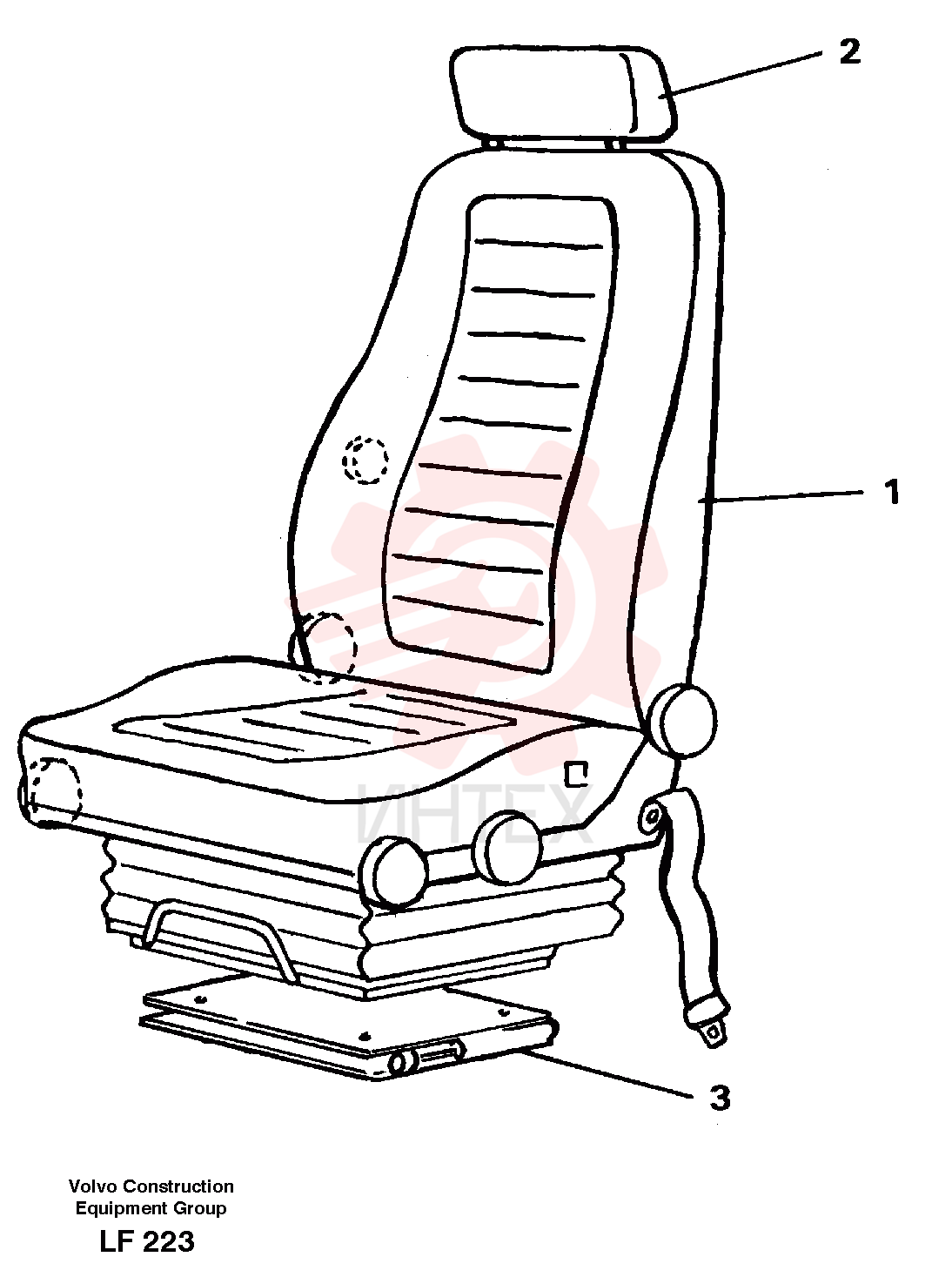 Rubber cushion VOE 11990587 (2)