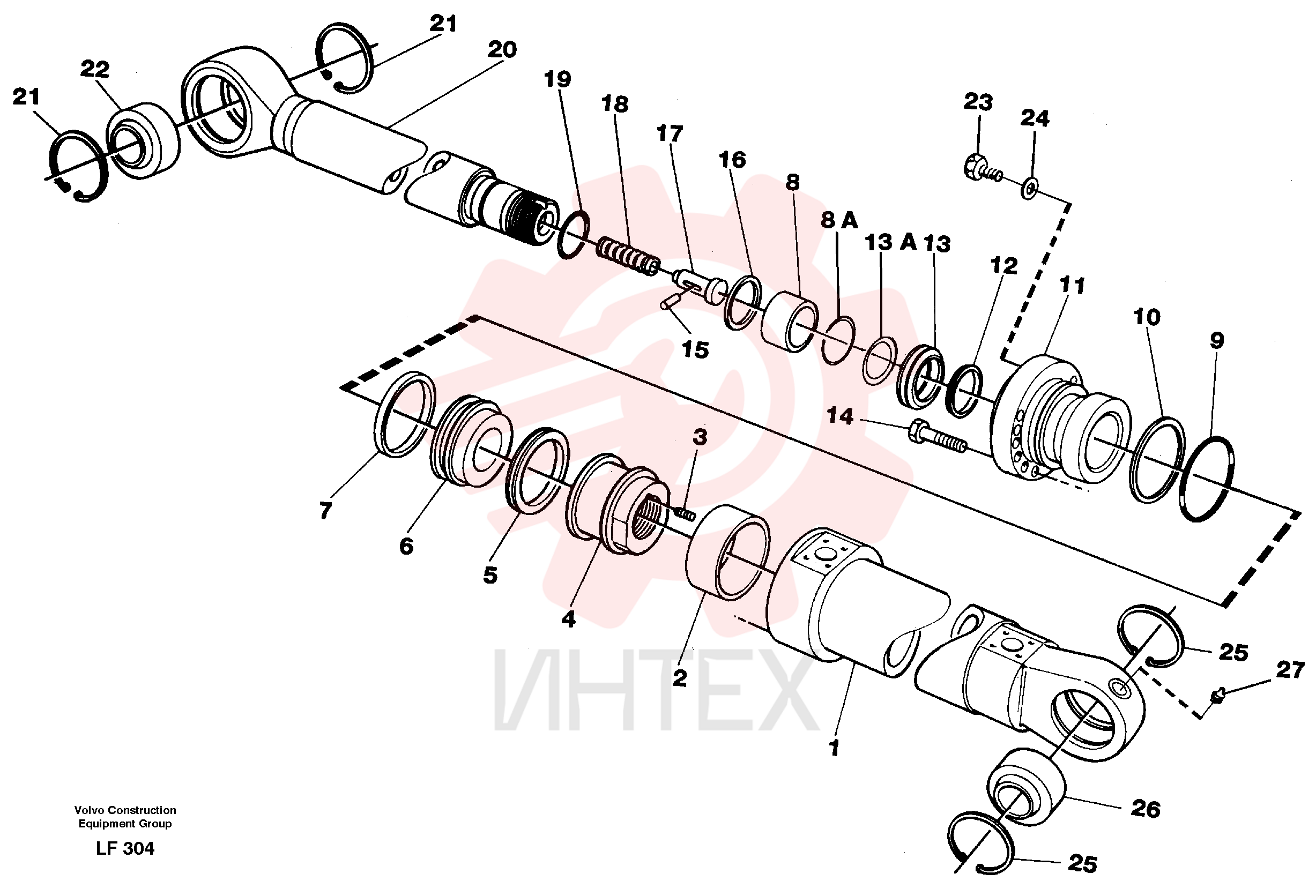 Sealing kit VOE 11999528 (2)