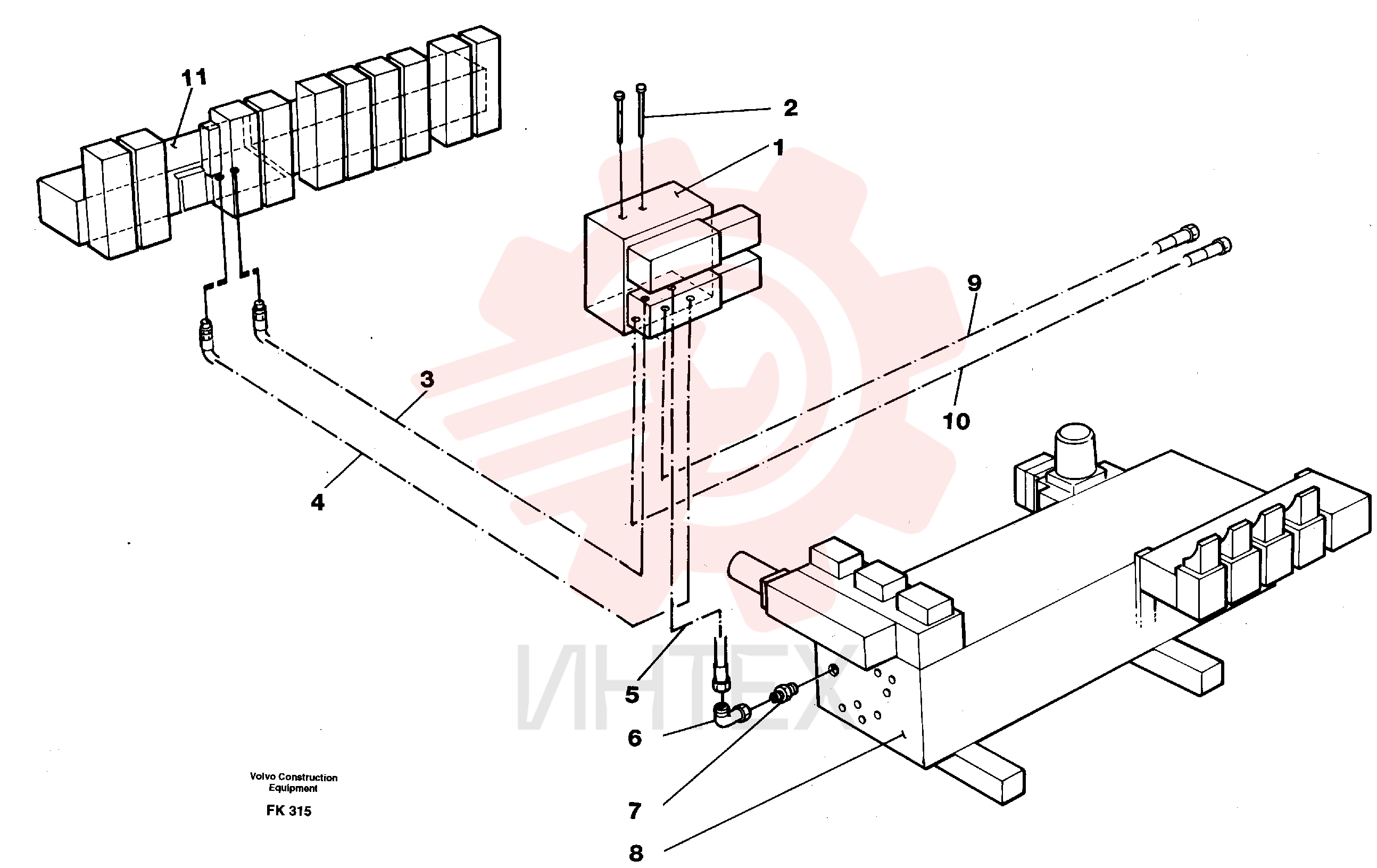 Valve body VOE 14243111 (1)