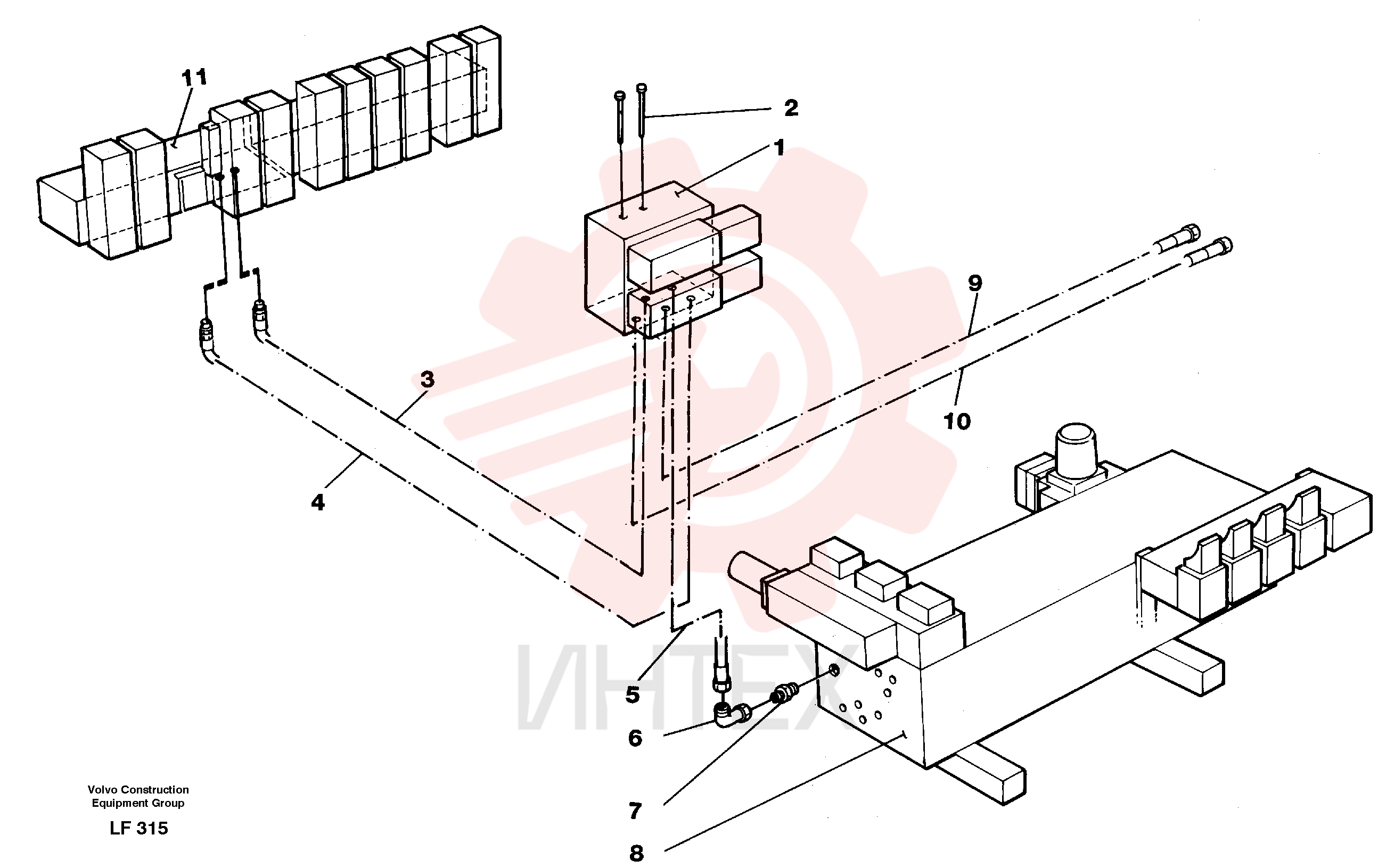 Valve body VOE 14243111 (2)