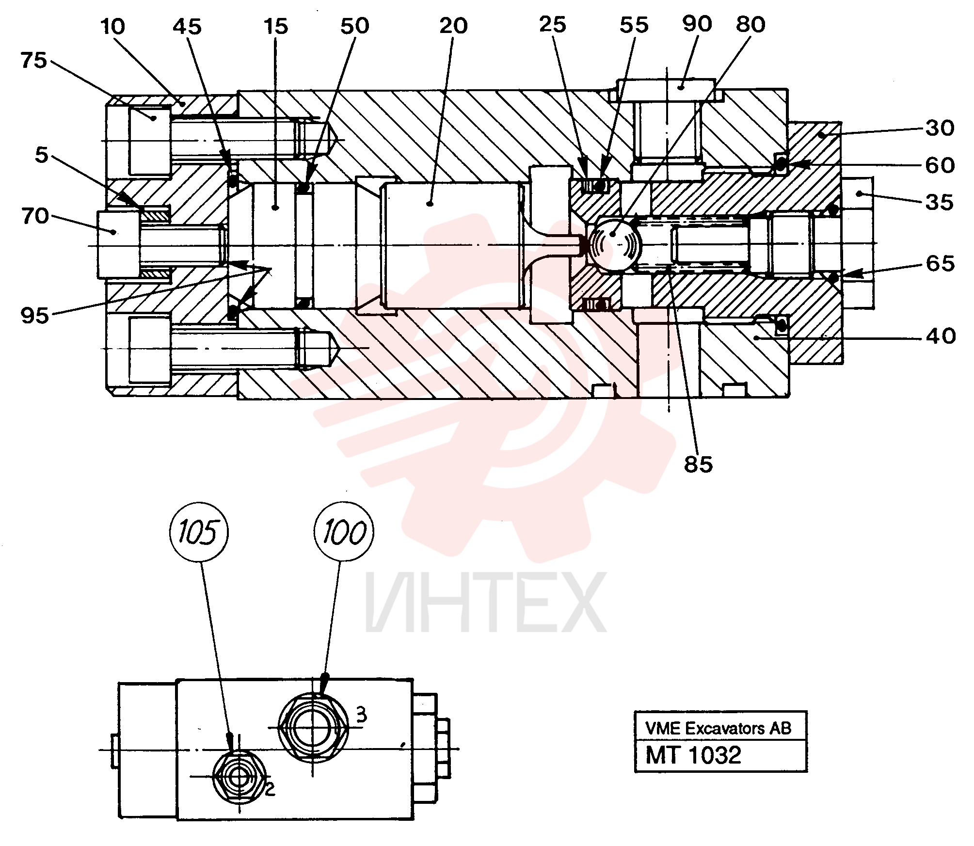 Hydraulic lock VOE 14235338