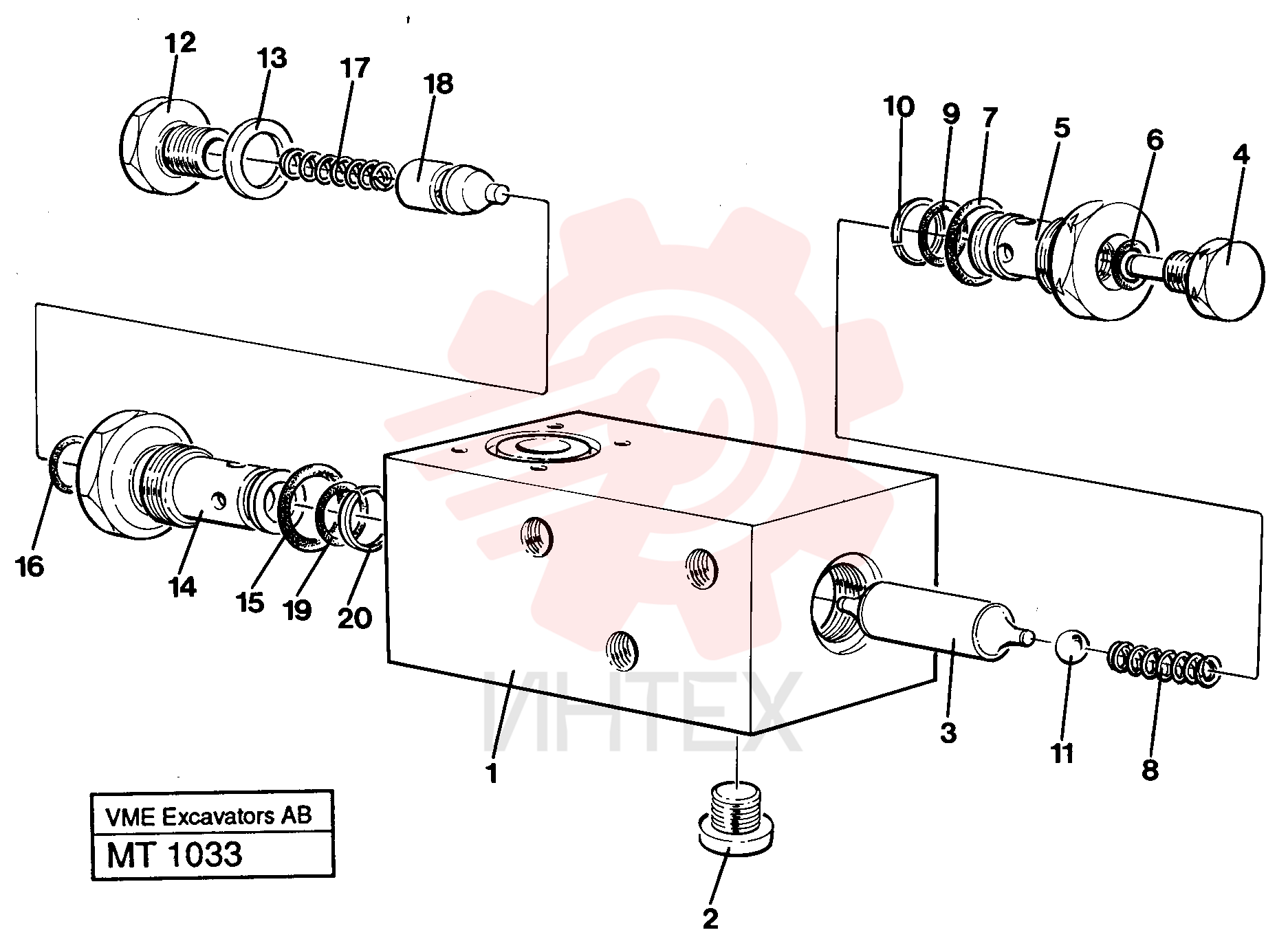 Hydraulic lock VOE 14242622