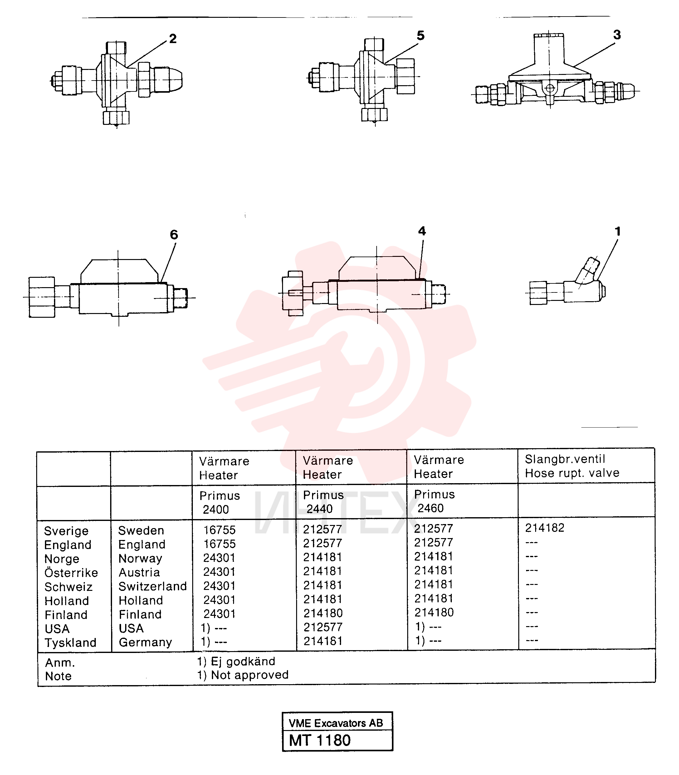 Line Brk Valve VOE 14214182