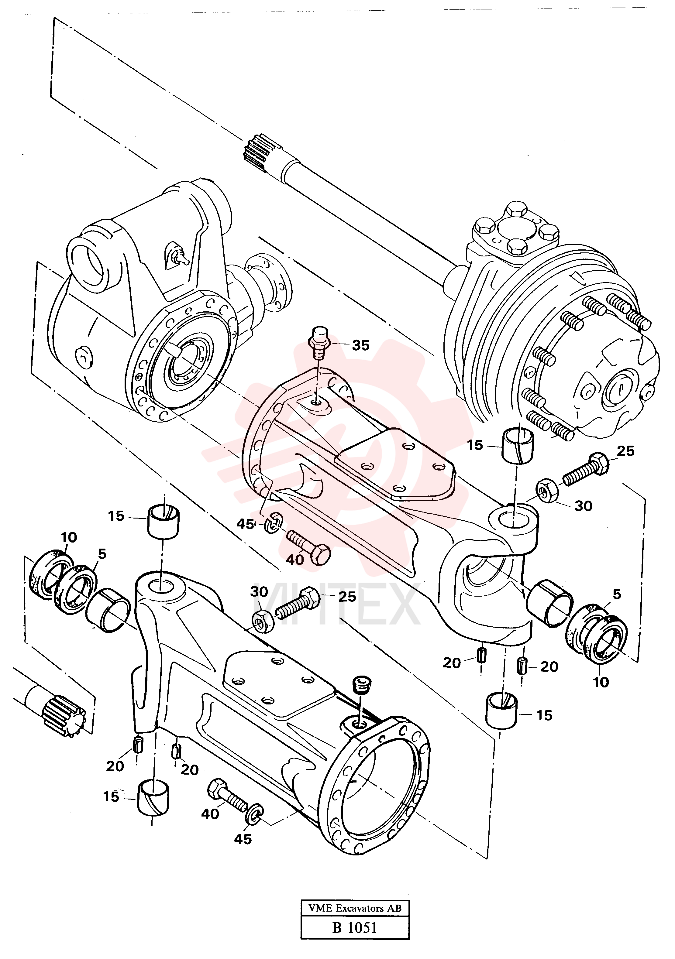 Main Axle Beam VOE 14214349