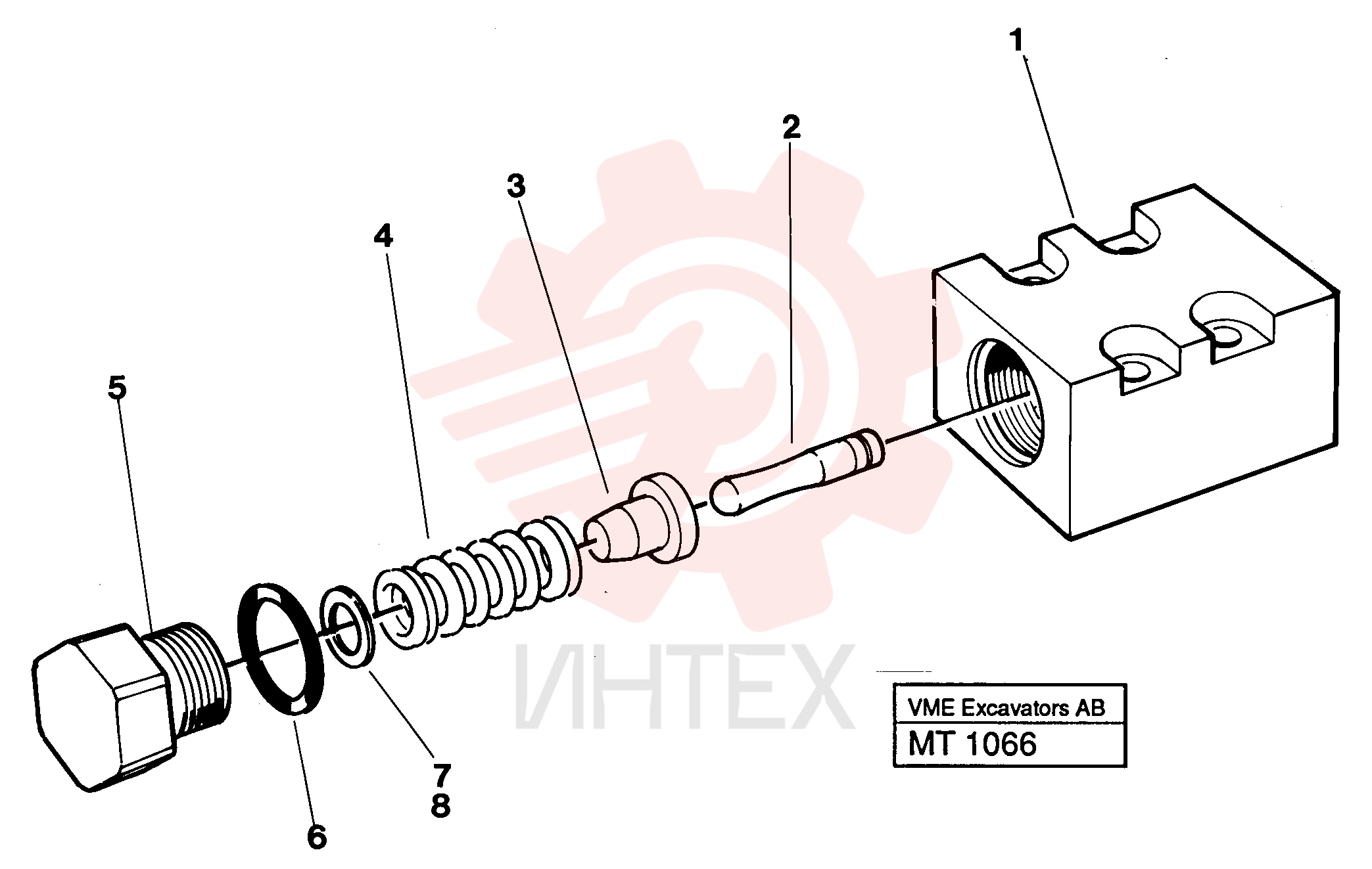 Pressure limiting valve VOE 14236021