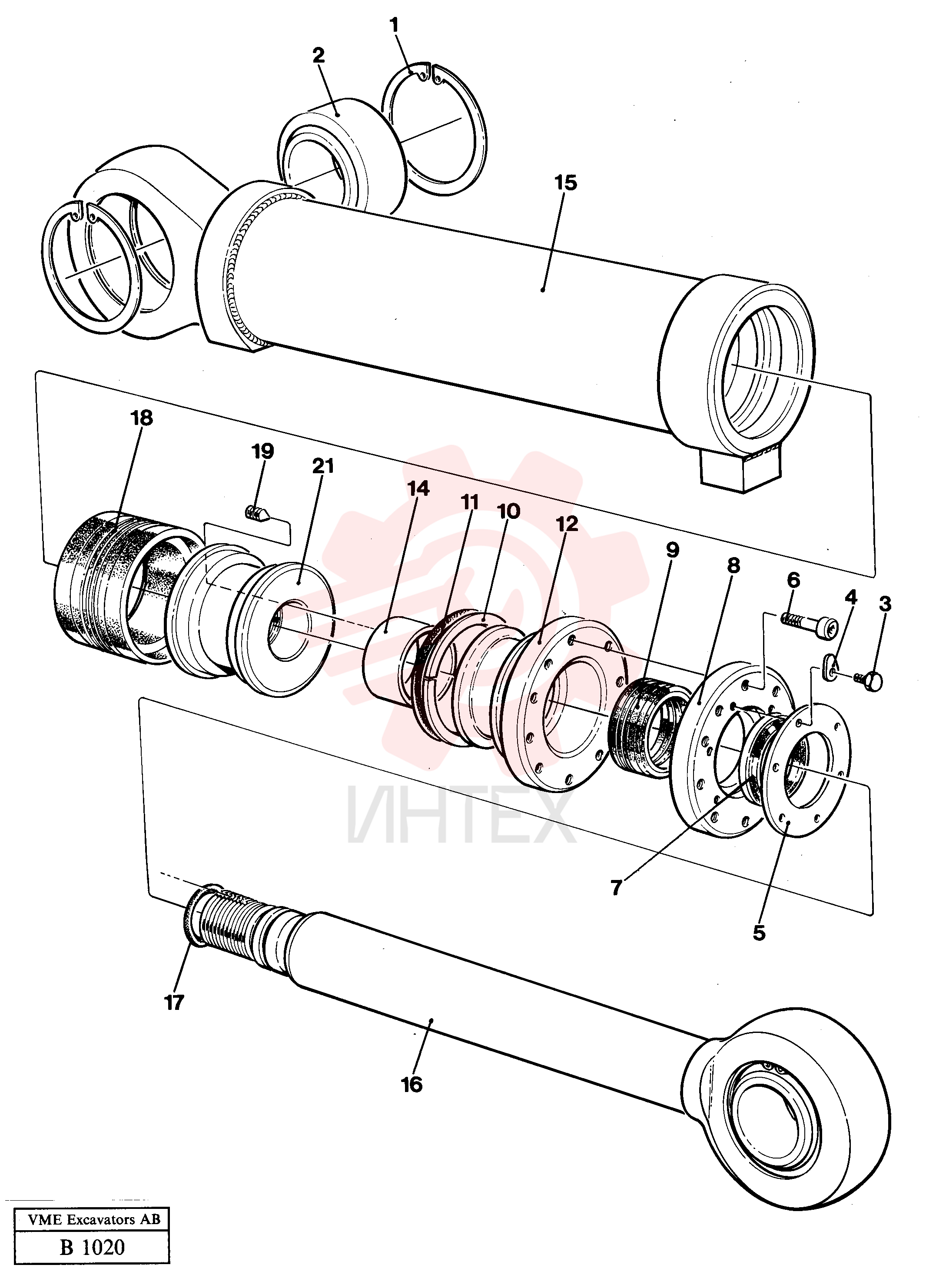 Sealing kit VOE 14024356