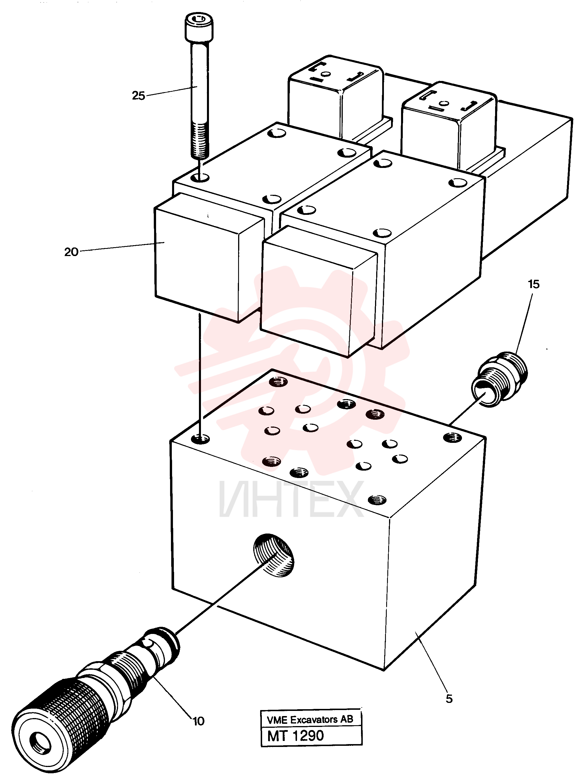 Valve body VOE 14243113