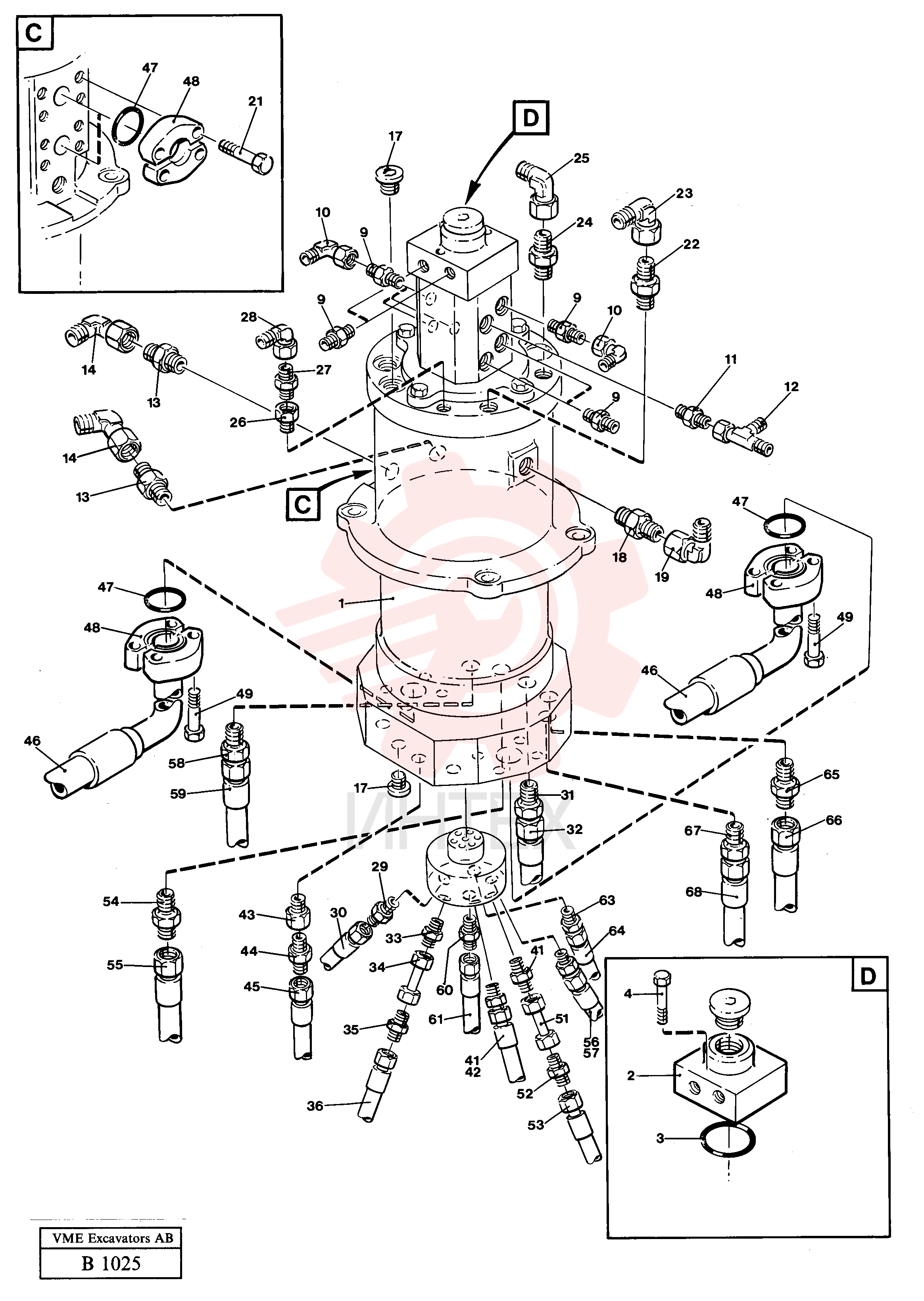 Valve housing VOE 14054086