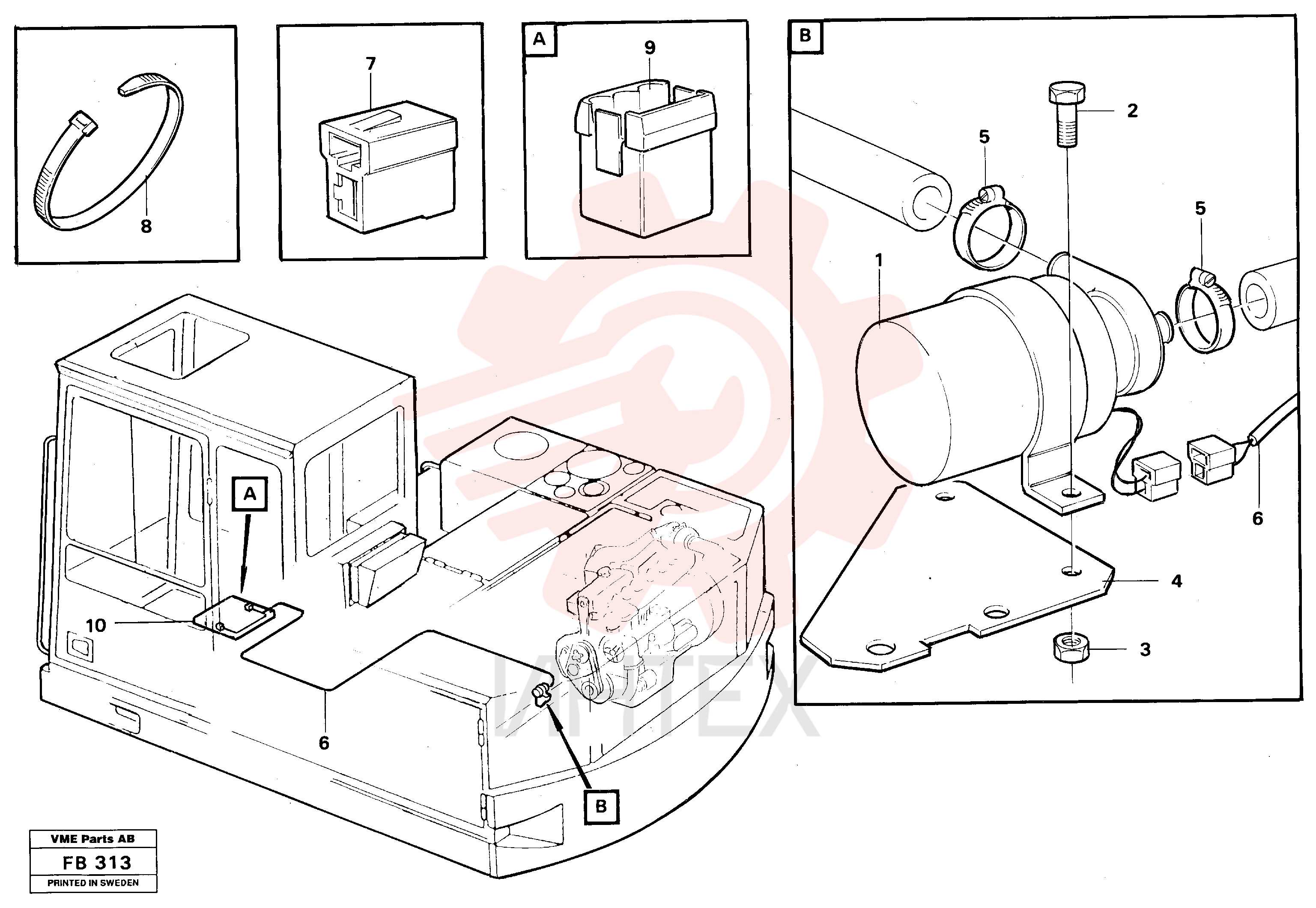Circulation pump VOE 14256586 (1)
