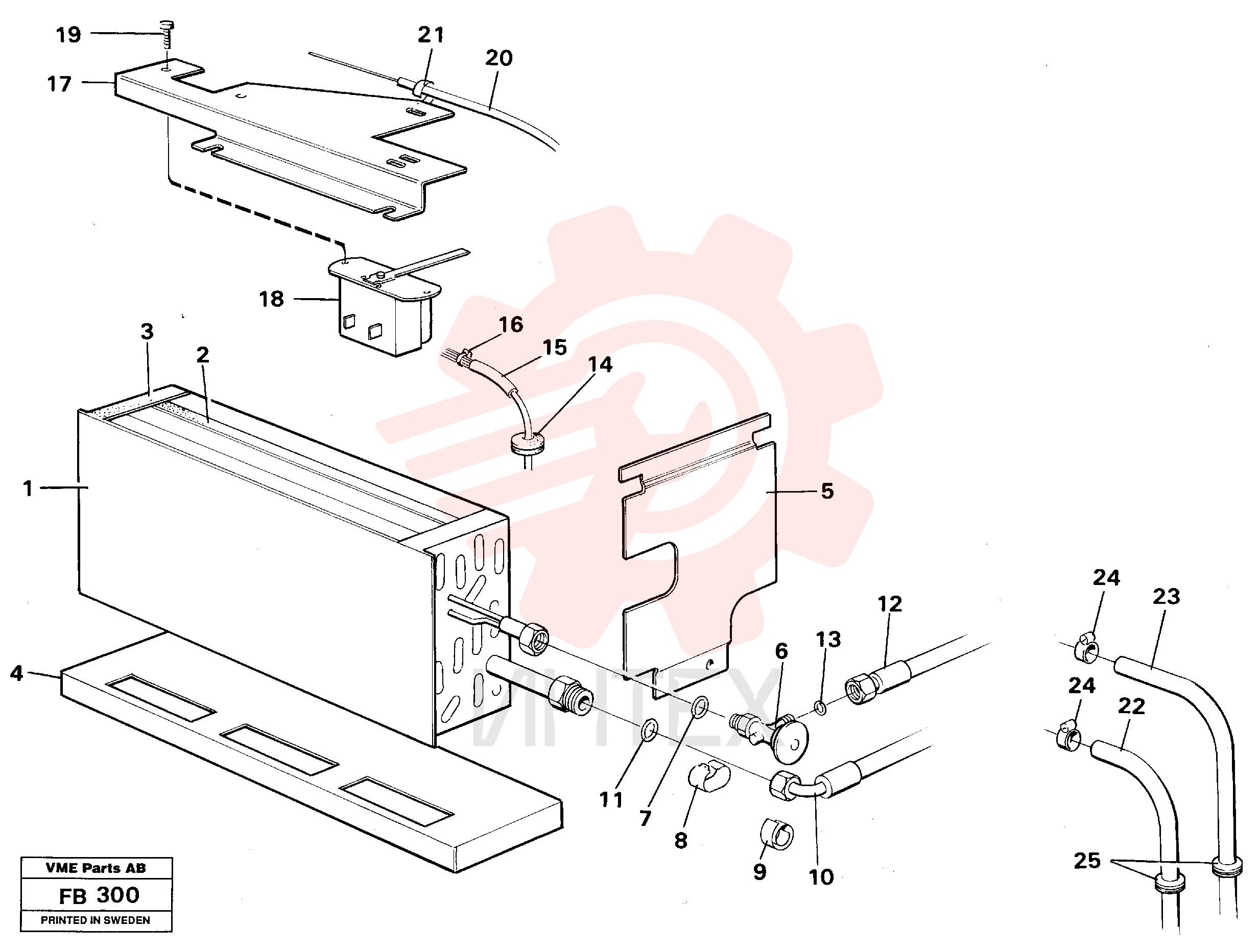 Evaporator VOE 14346574