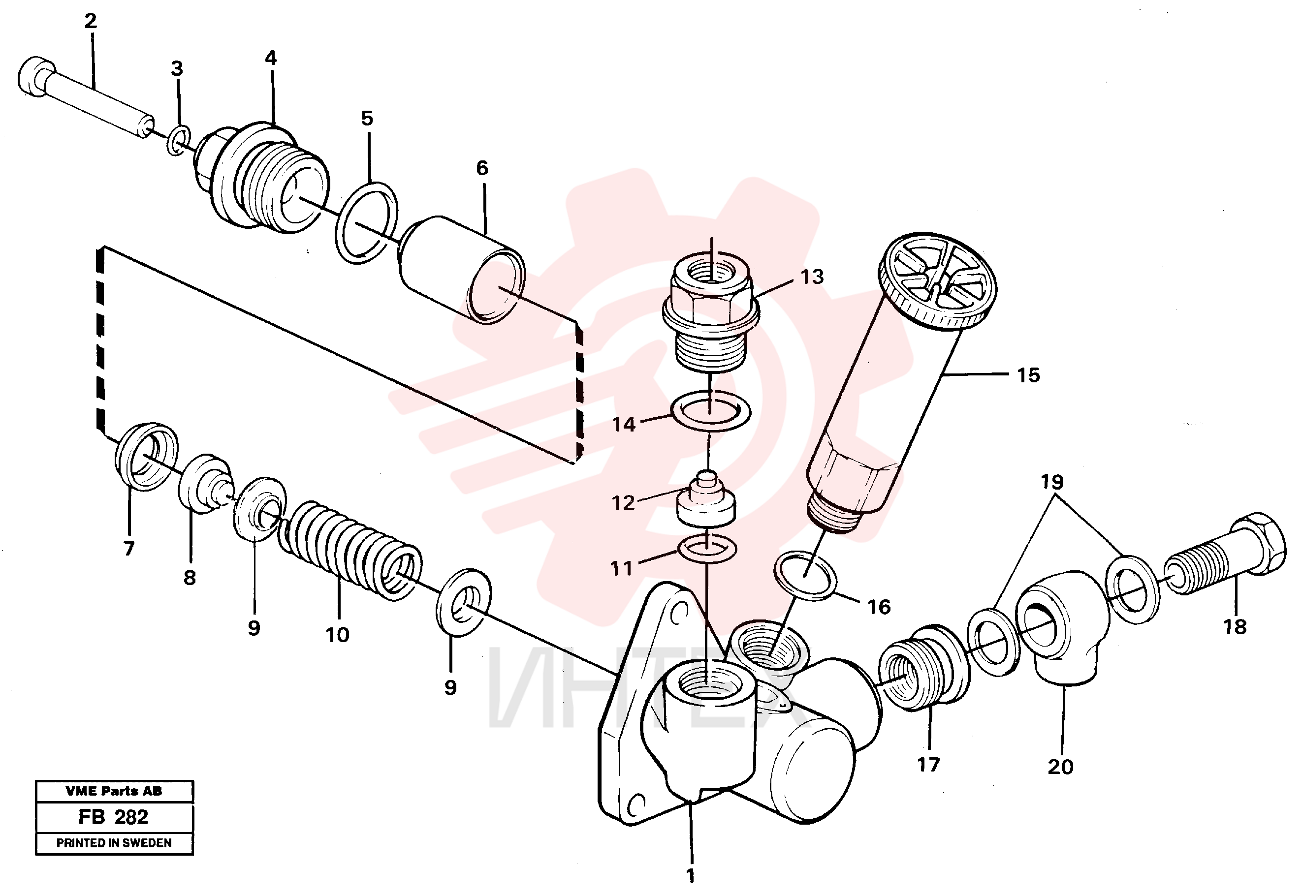Feed pump VOE 6213583