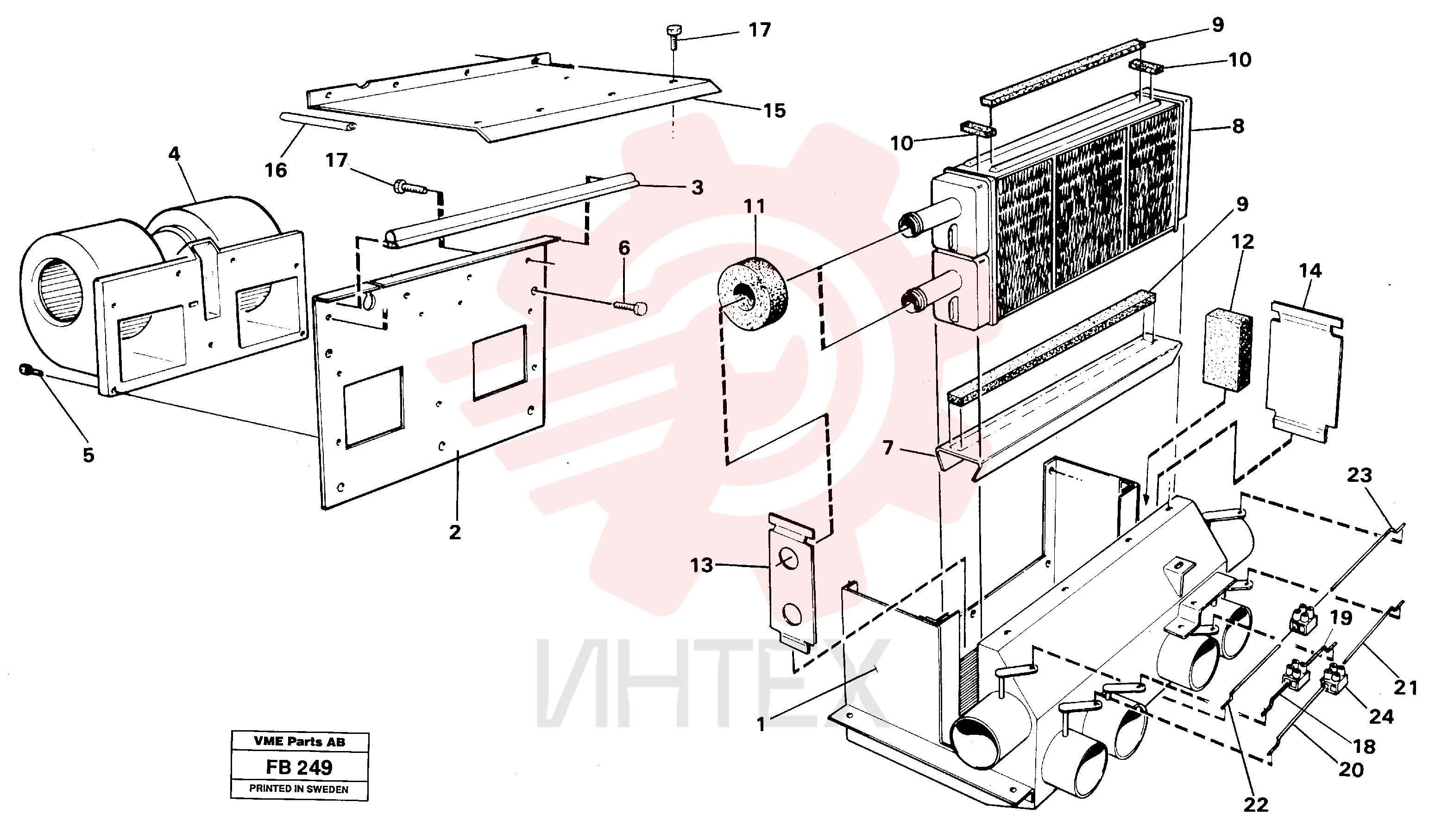 Heater VOE 14346288