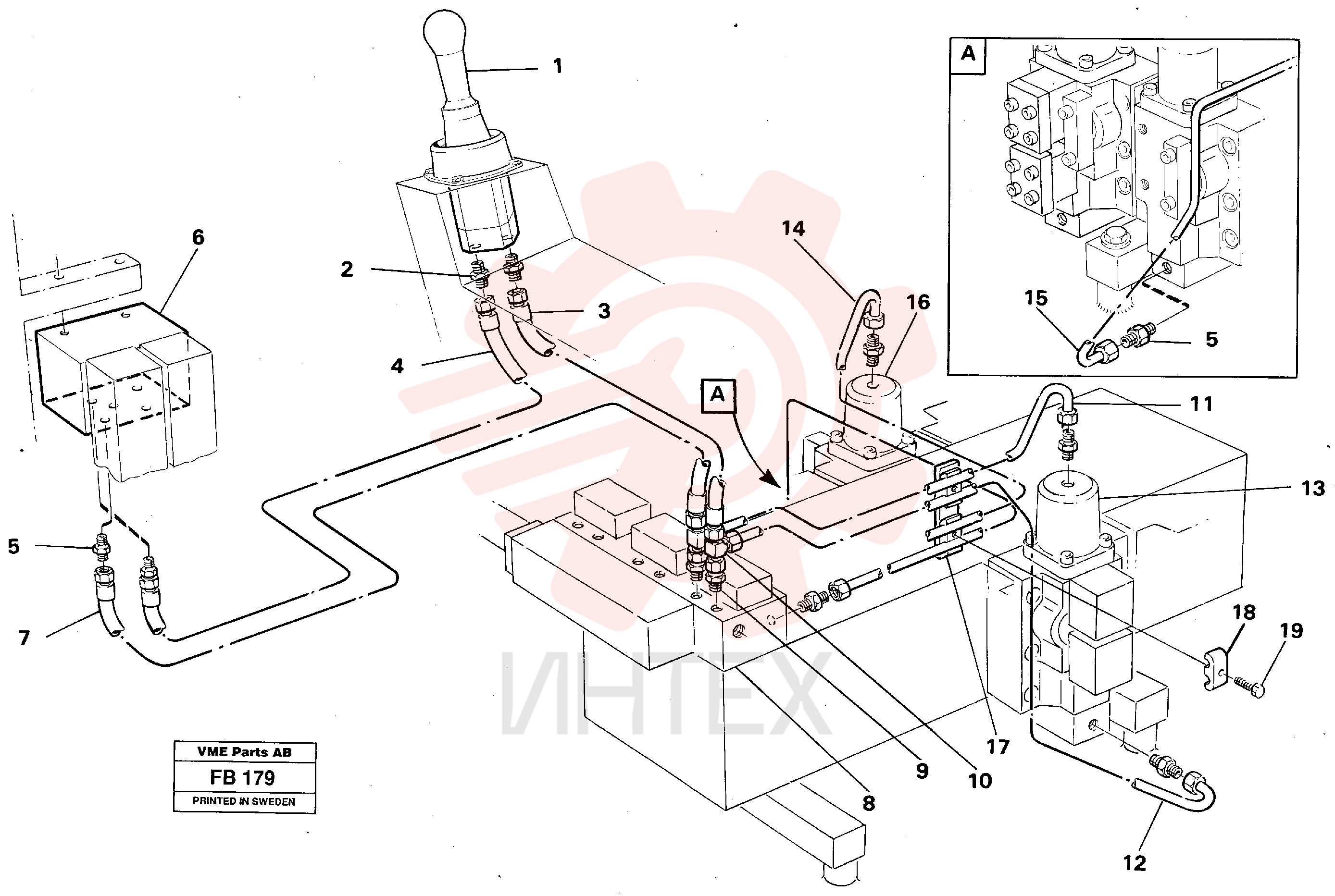 Hydraulic hose VOE 14250299