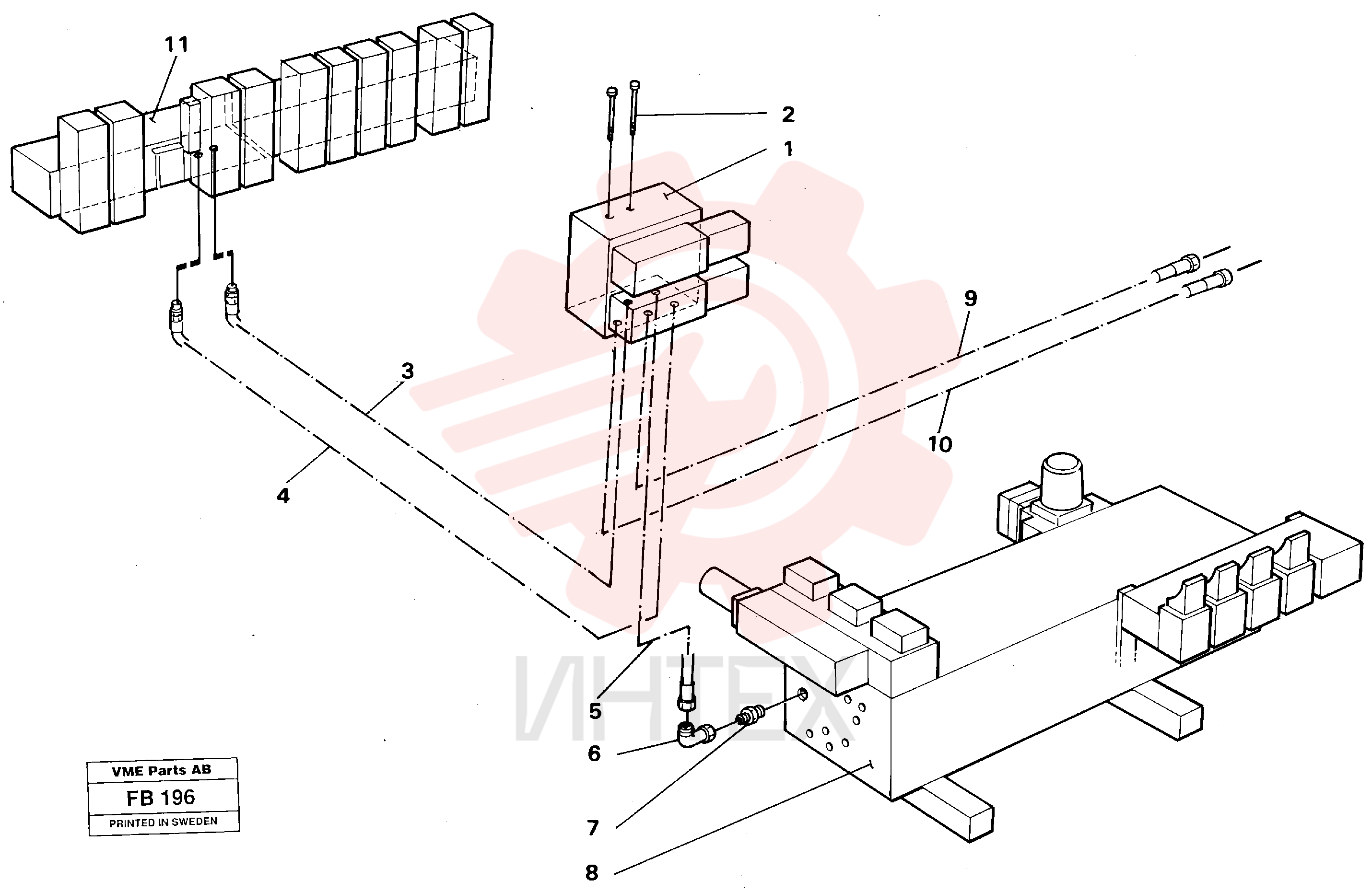Hydraulic hose VOE 14243704 (1)