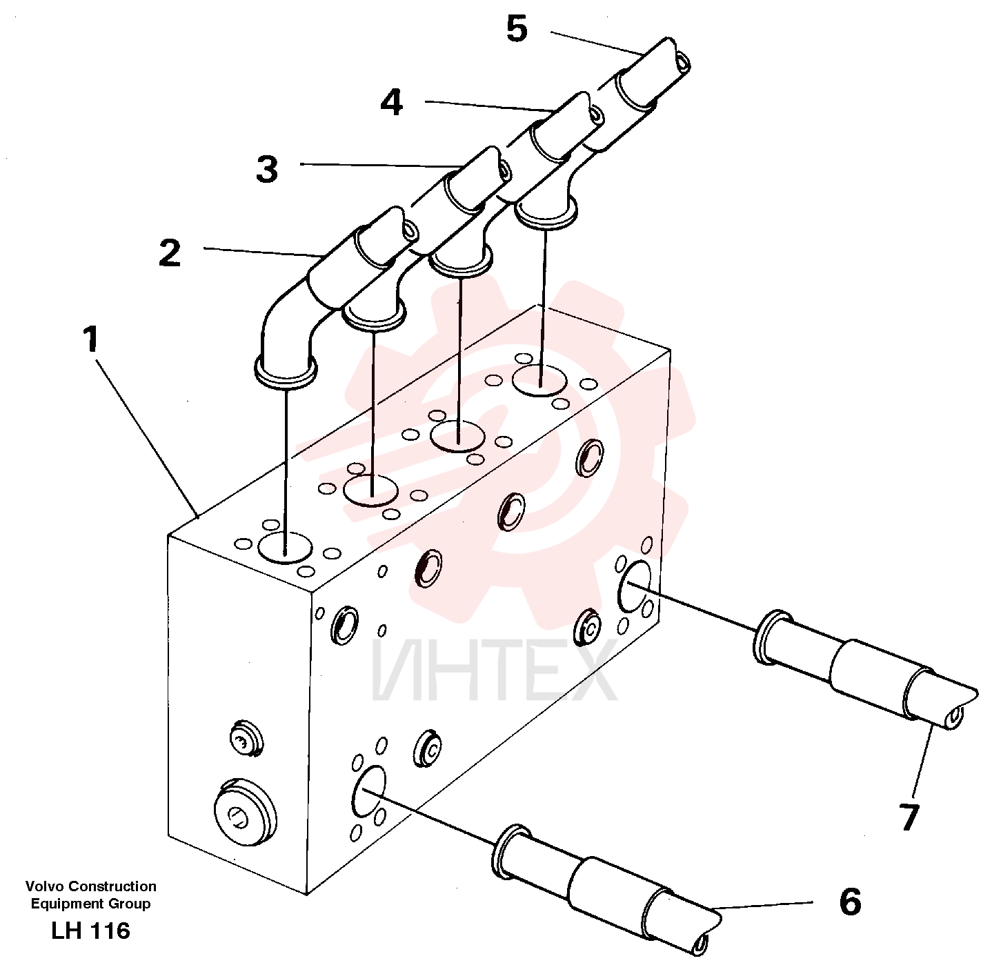Hydraulic Hose VOE 14048179 (2)