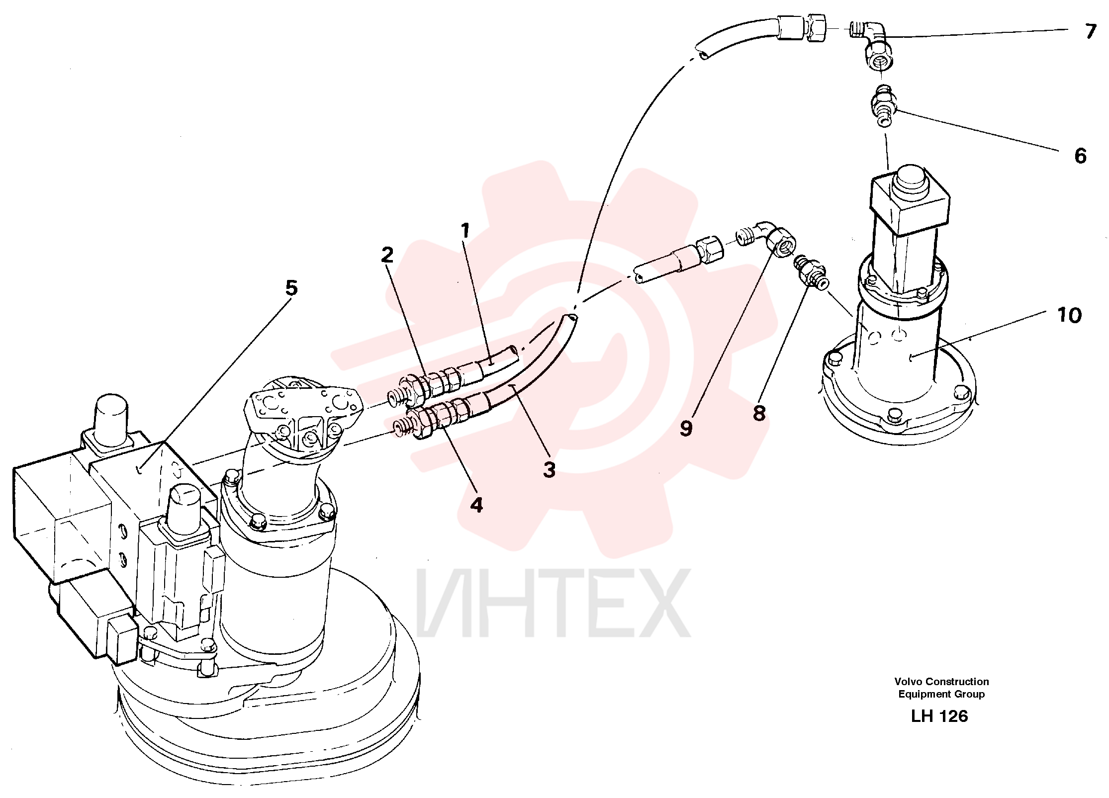 Hydraulic hose VOE 14056262 (2)