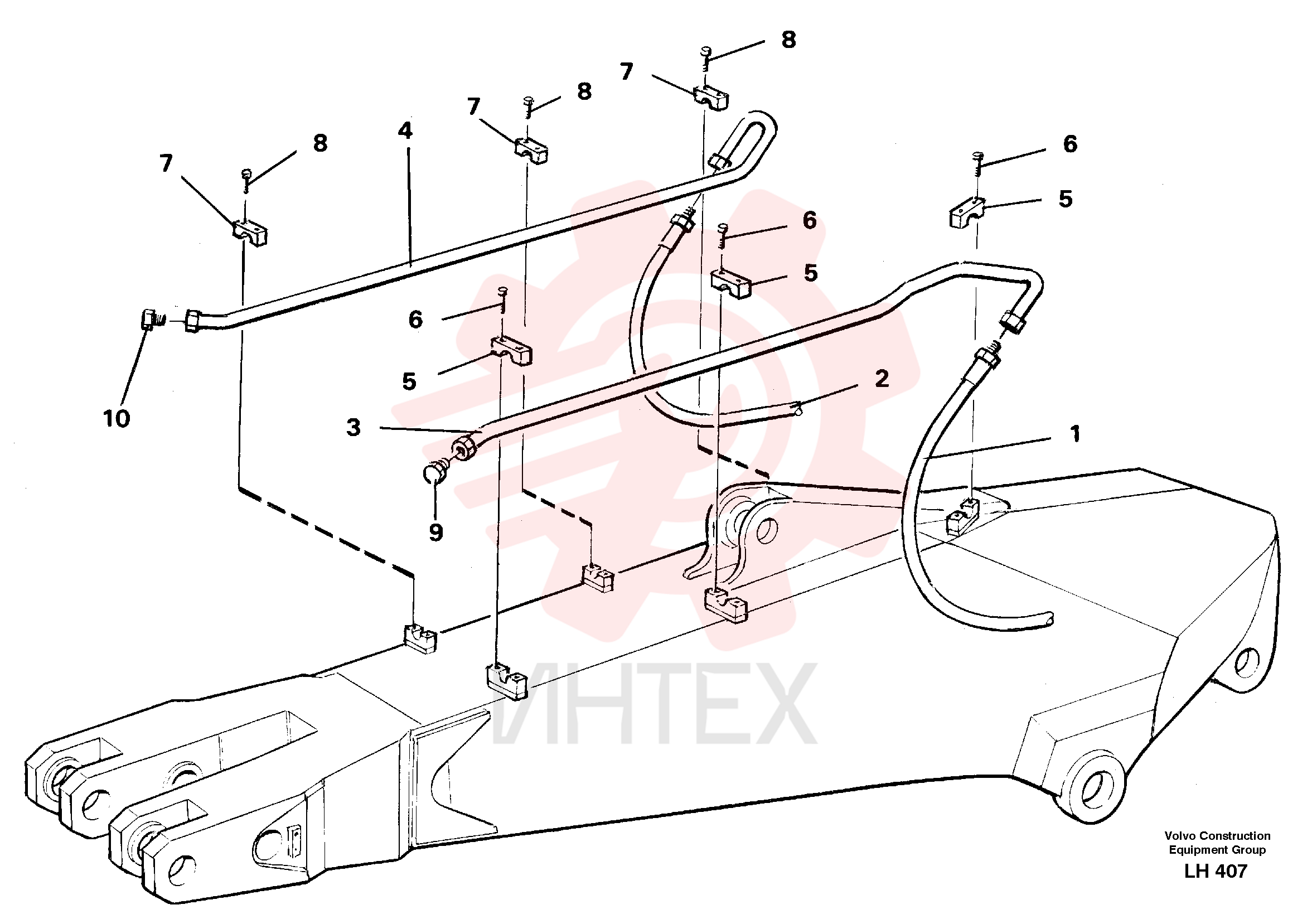 Hydraulic Hose VOE 14044349 (2)