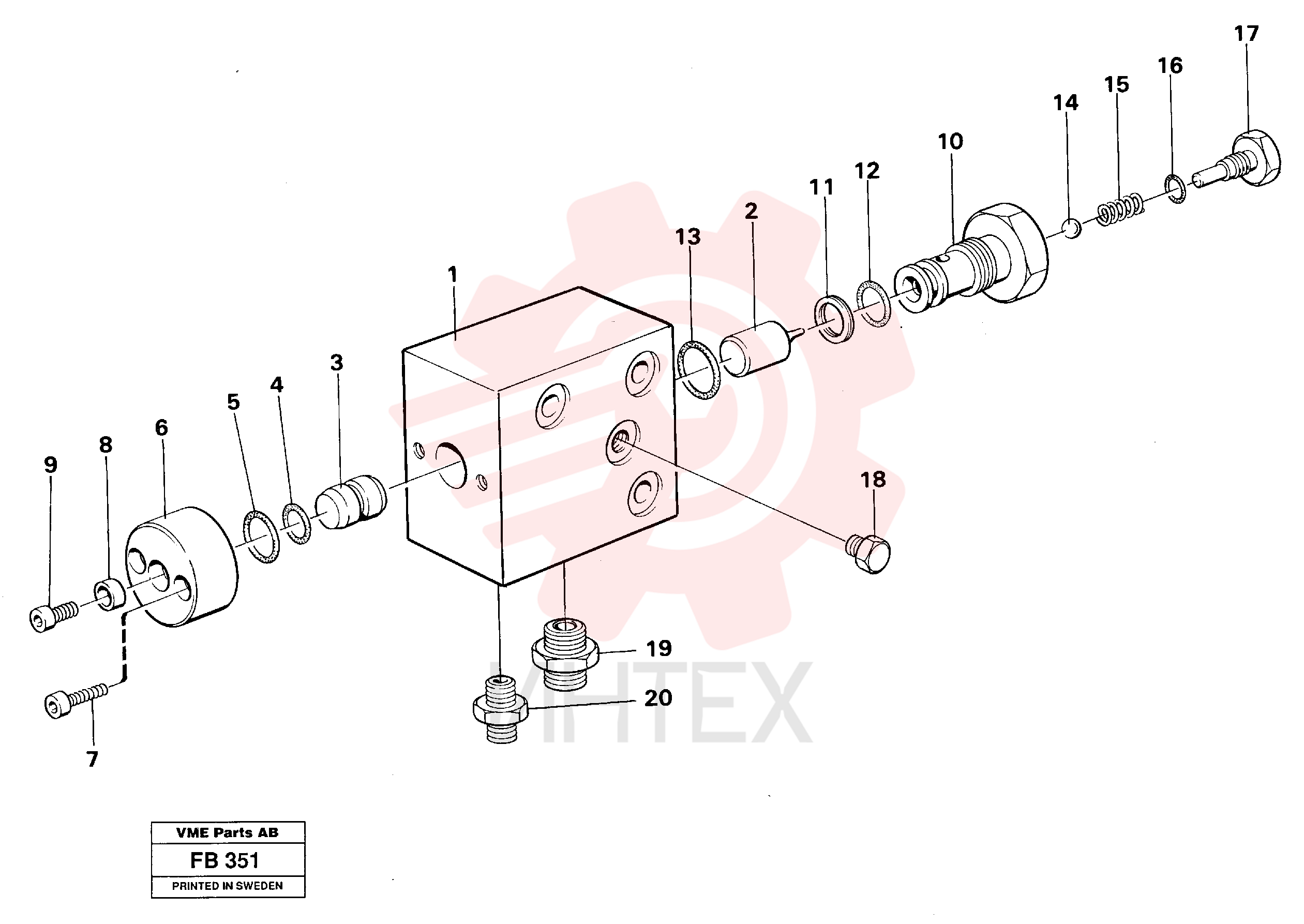 Hydraulic lock VOE 14235338 (1)