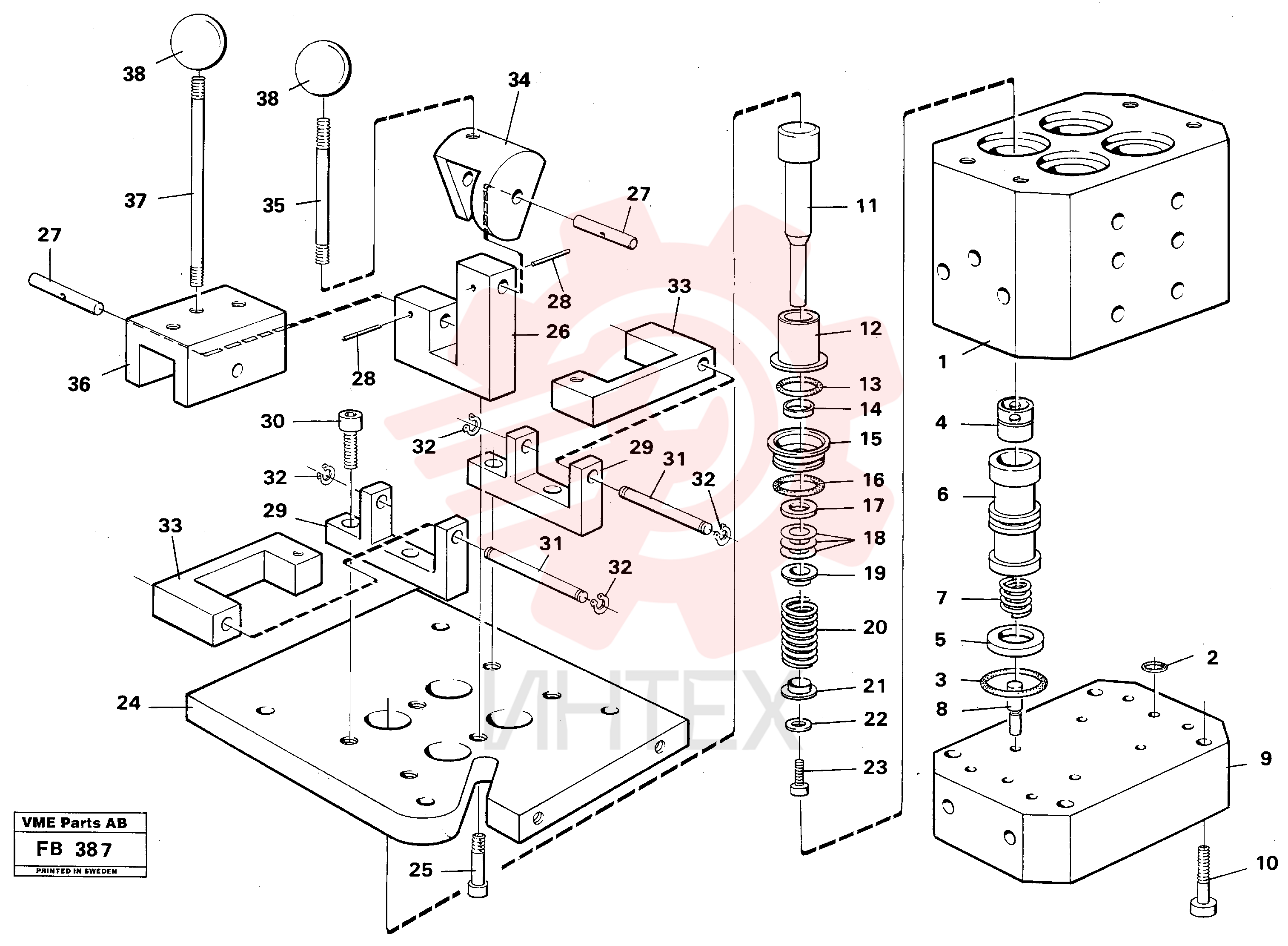 Lever Valve VOE 14244414 (1)