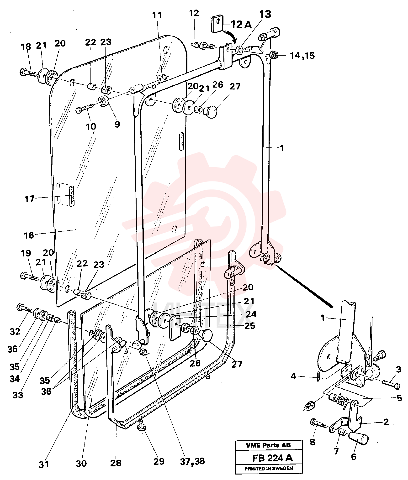 Lock Arm VOE 14245072