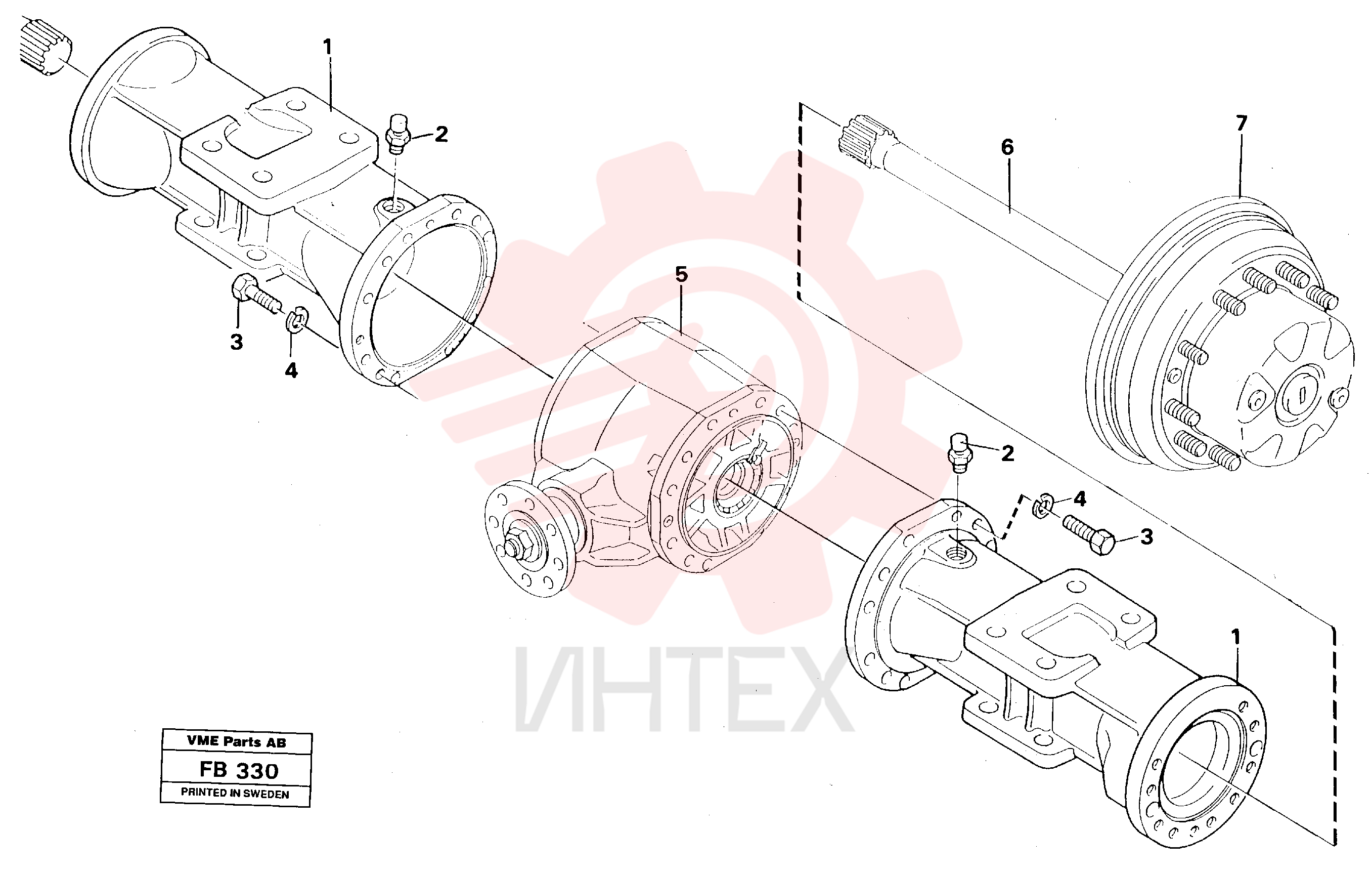 Main Axle Beam VOE 14214650 (1)
