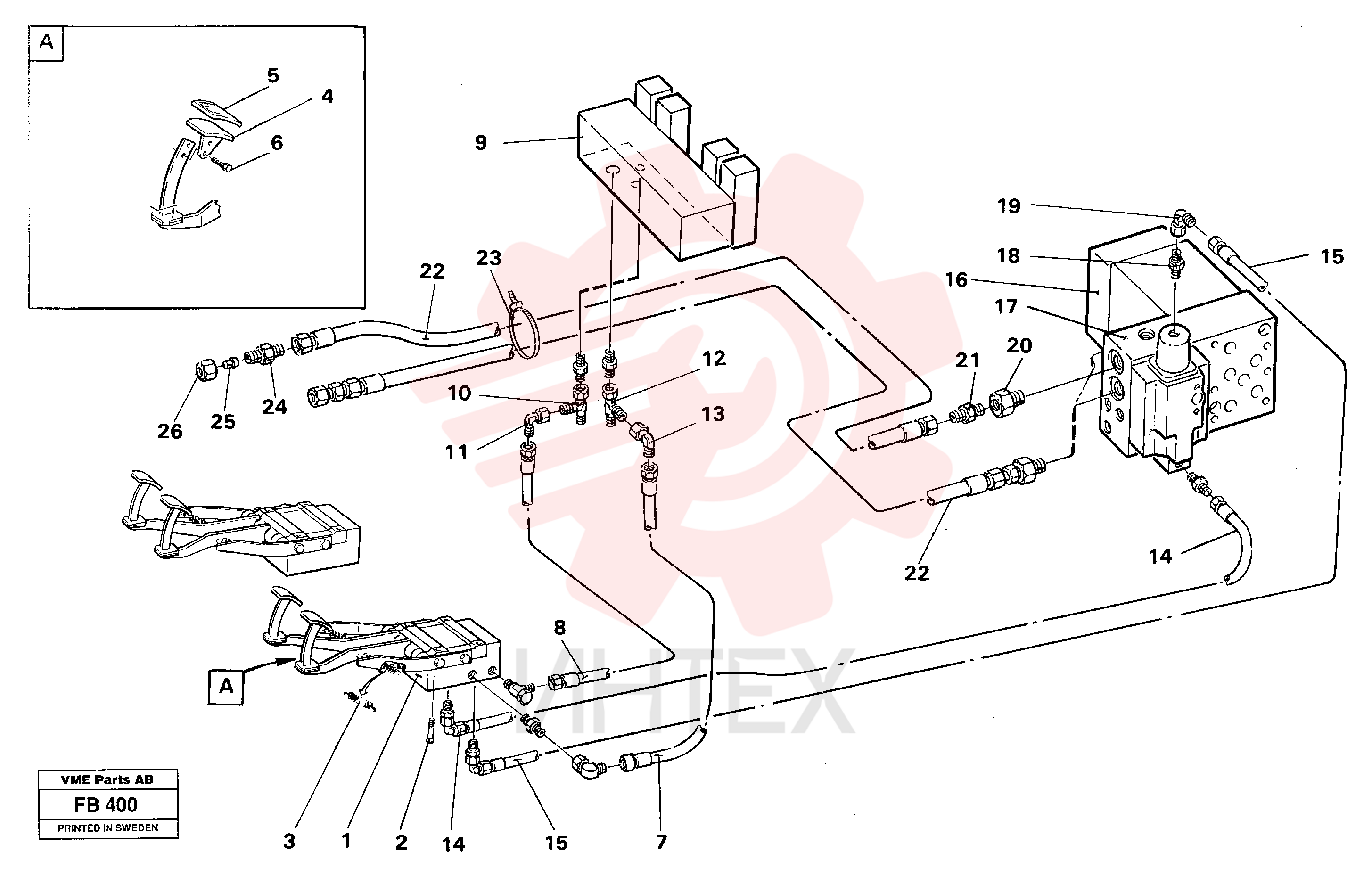 Marking strip VOE 14213153