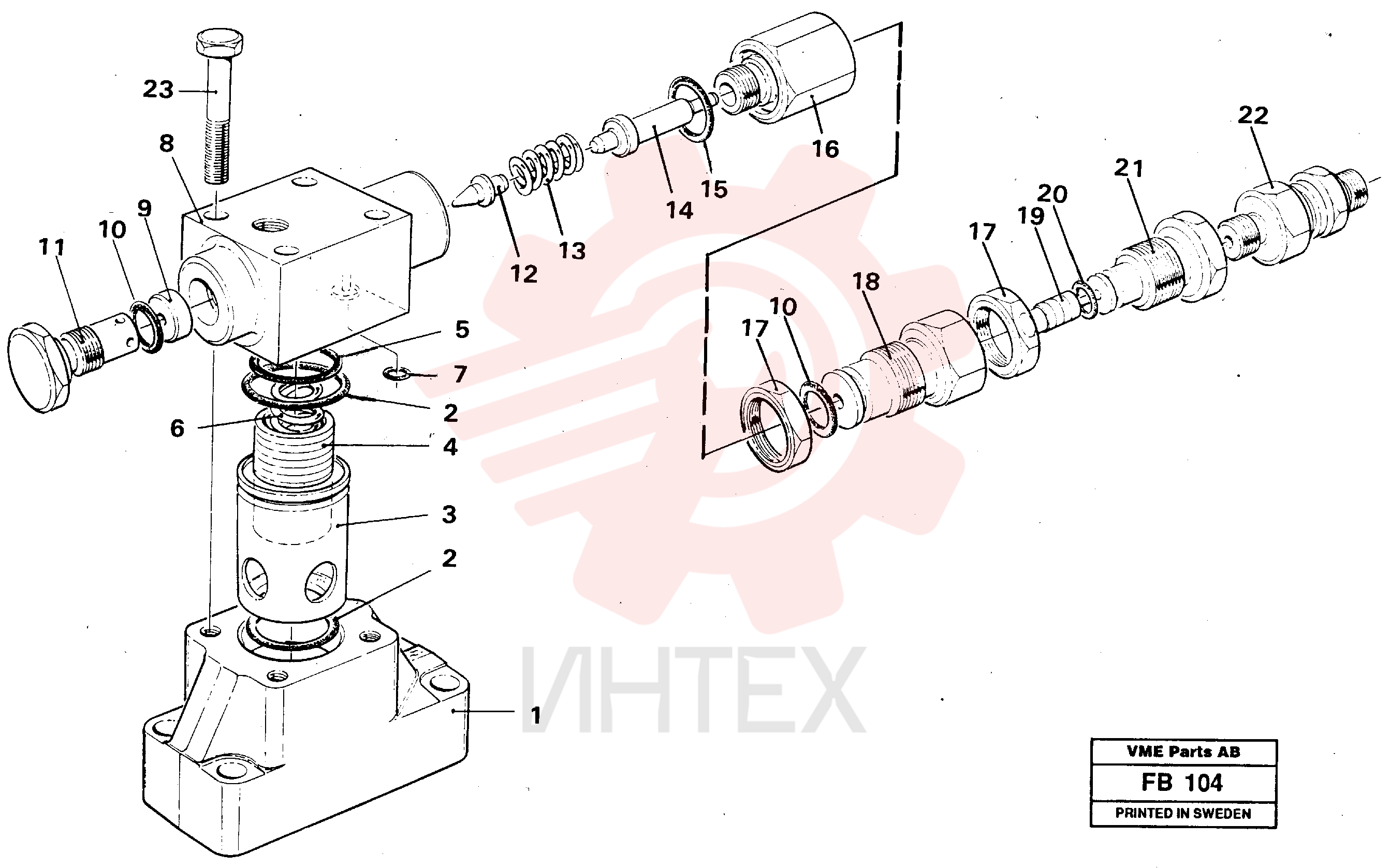 Pressure limiting valve VOE 14241445 (1)
