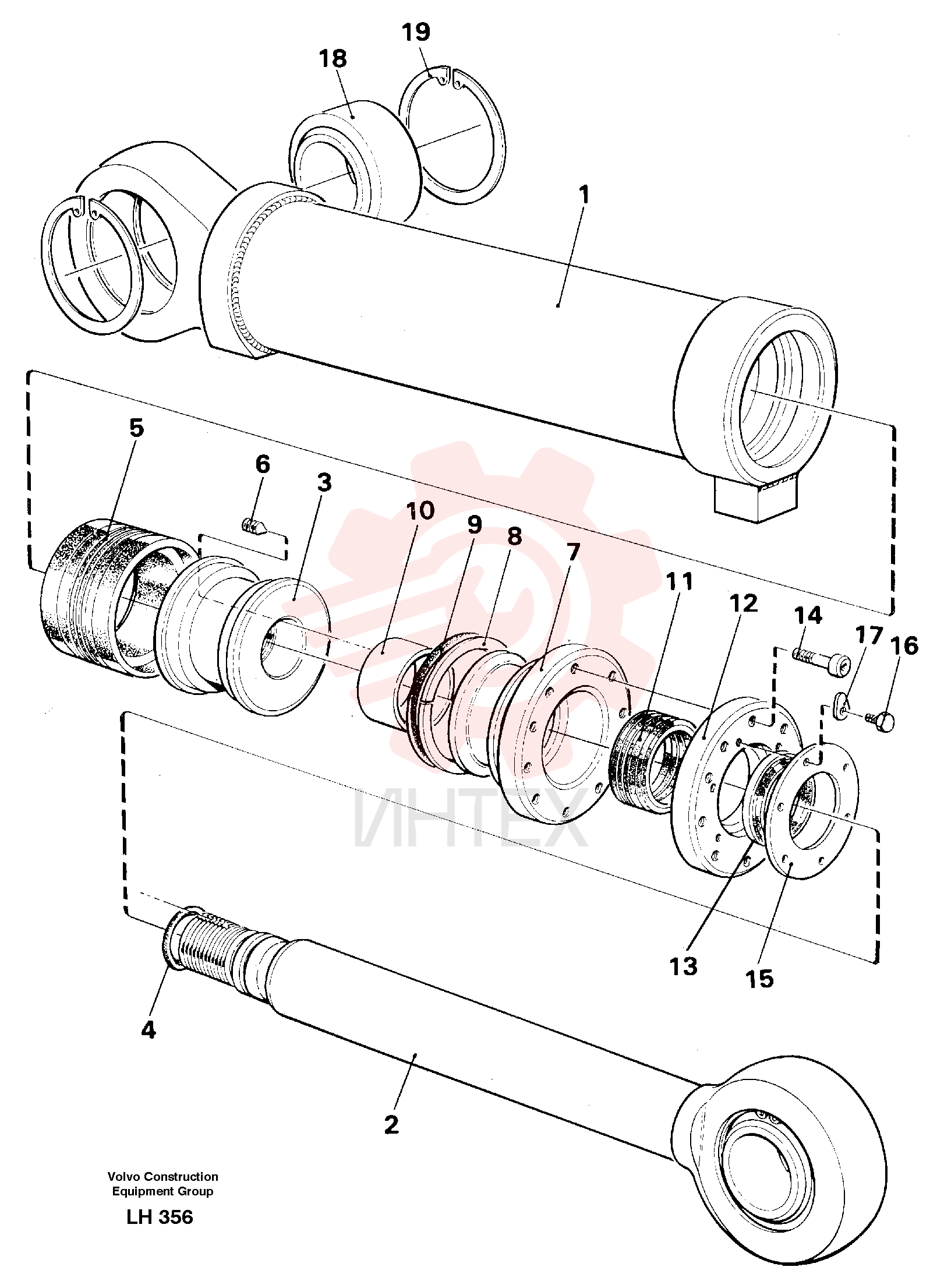 Sealing kit VOE 11700094