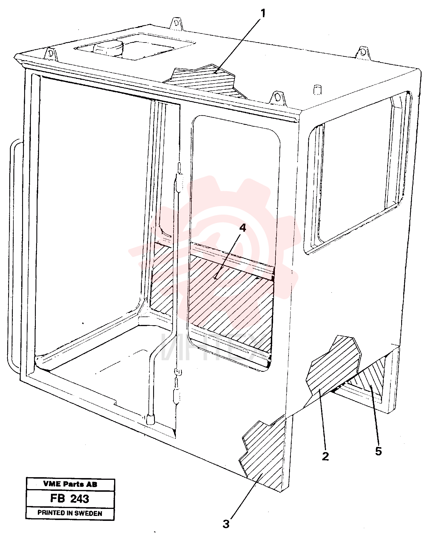 Seat cover VOE 14278222 (1)