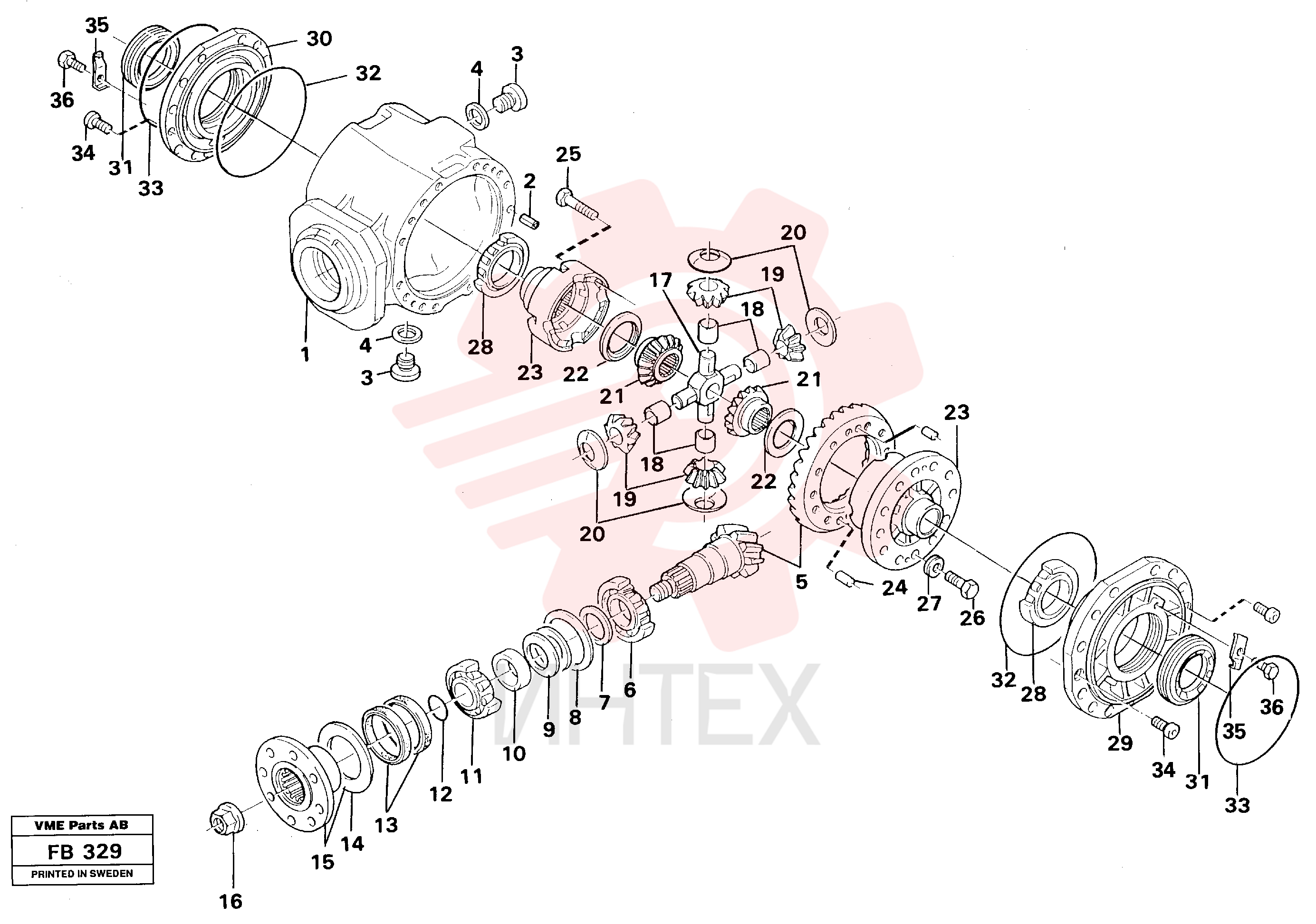 Spacer Washer VOE 14214658