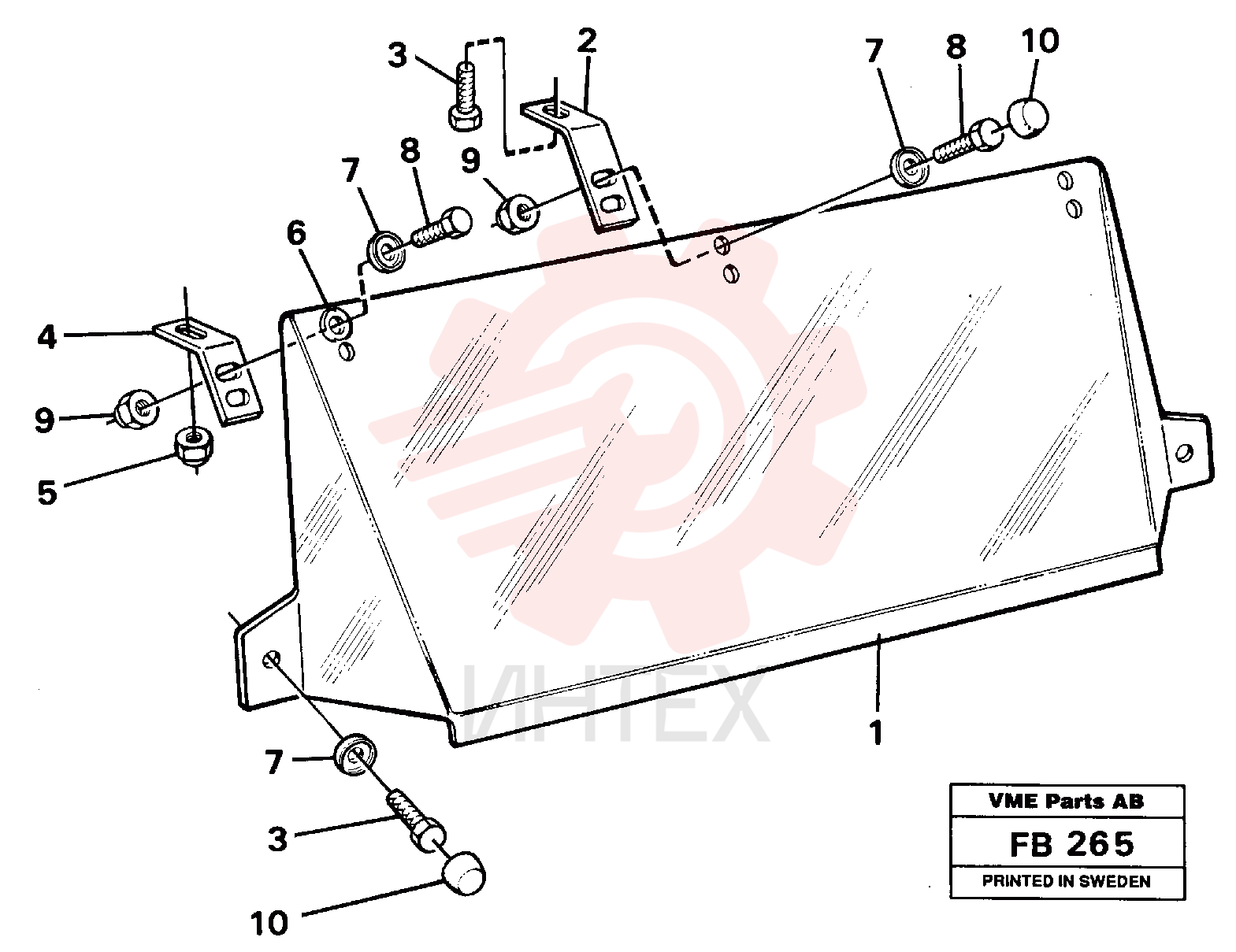 Sun visor VOE 14250507 (1)
