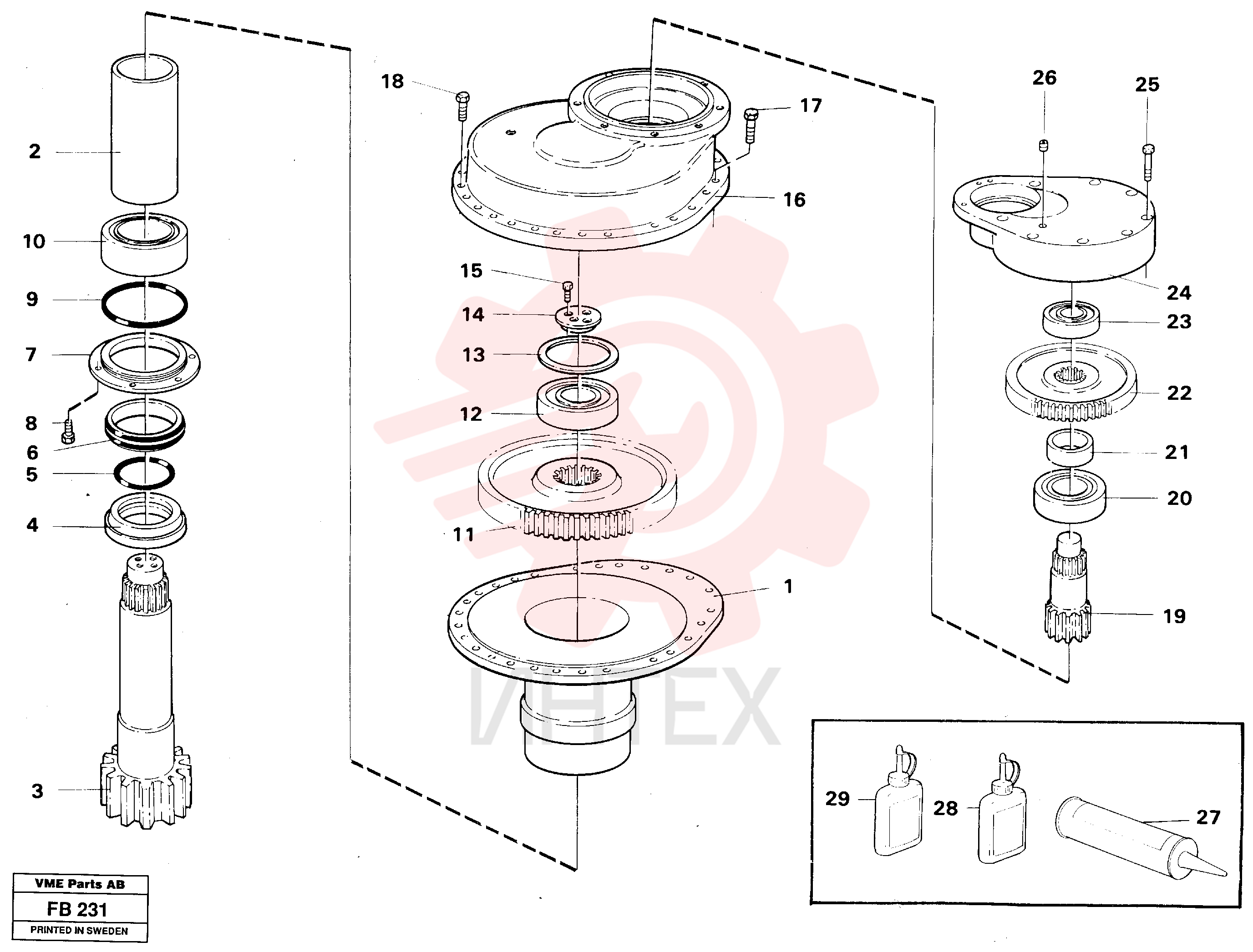 Swg Gearbox VOE 14233392