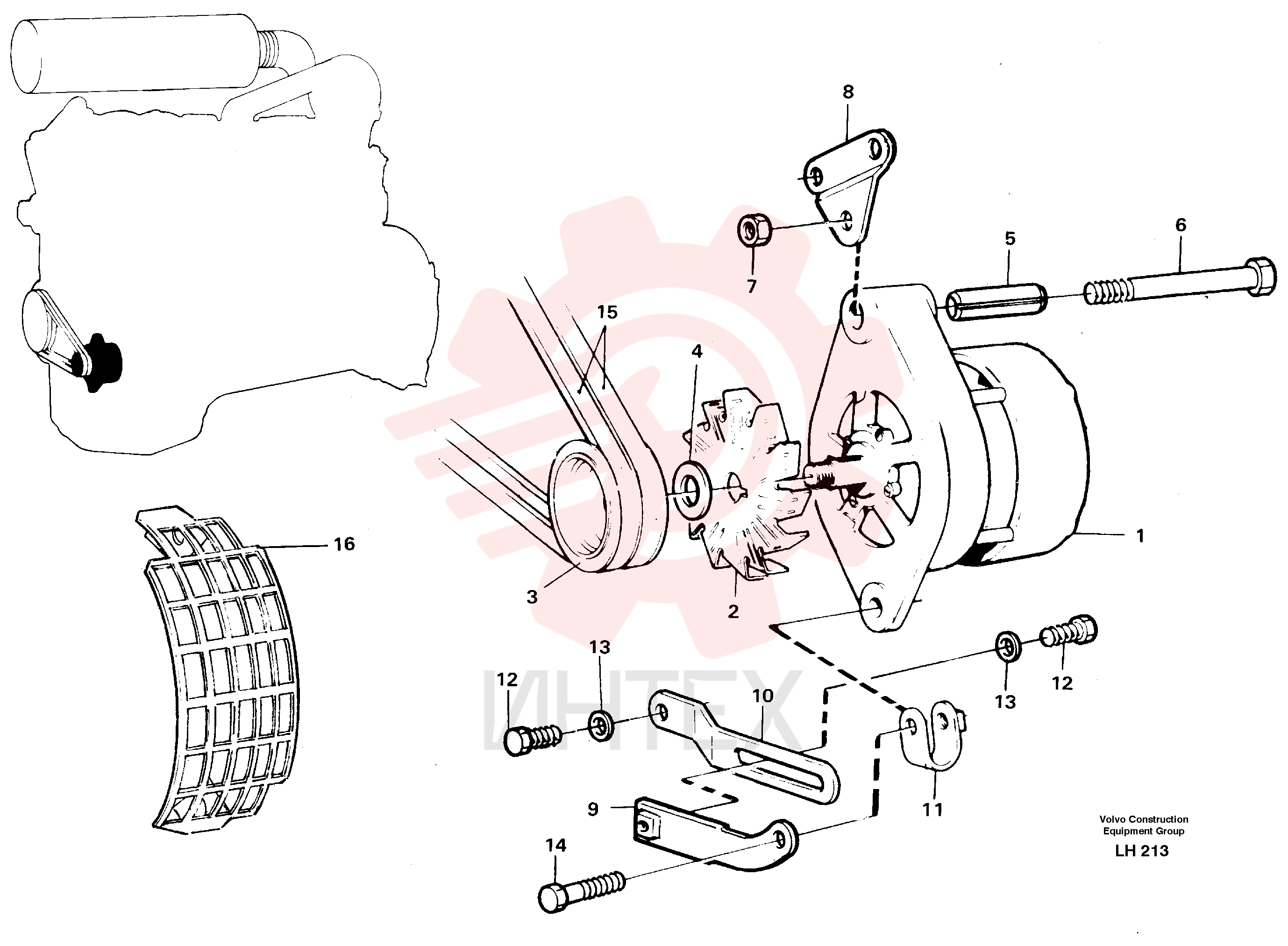 Tensioner VOE 847957 (2)