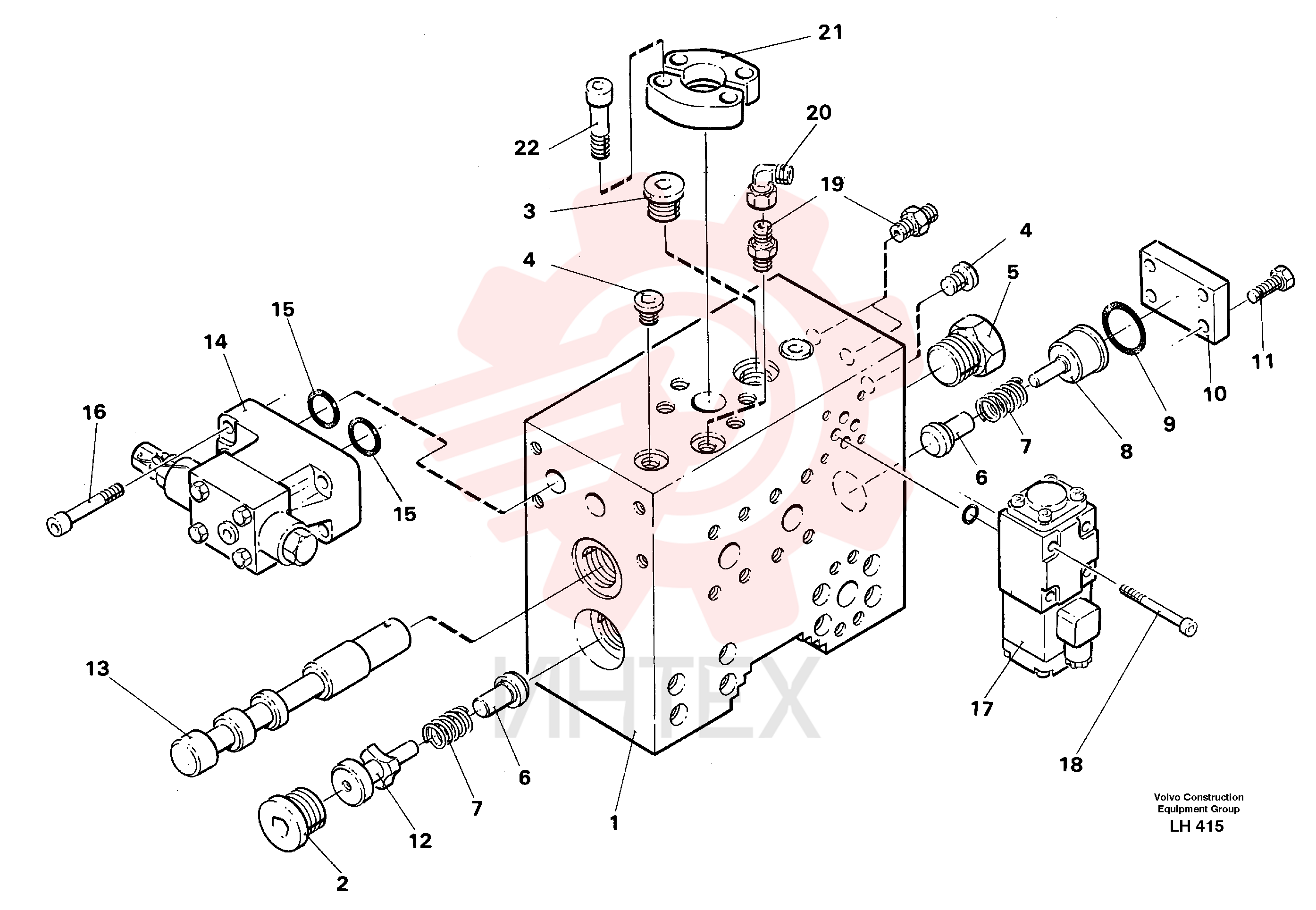 Valve body VOE 14238126 (2)