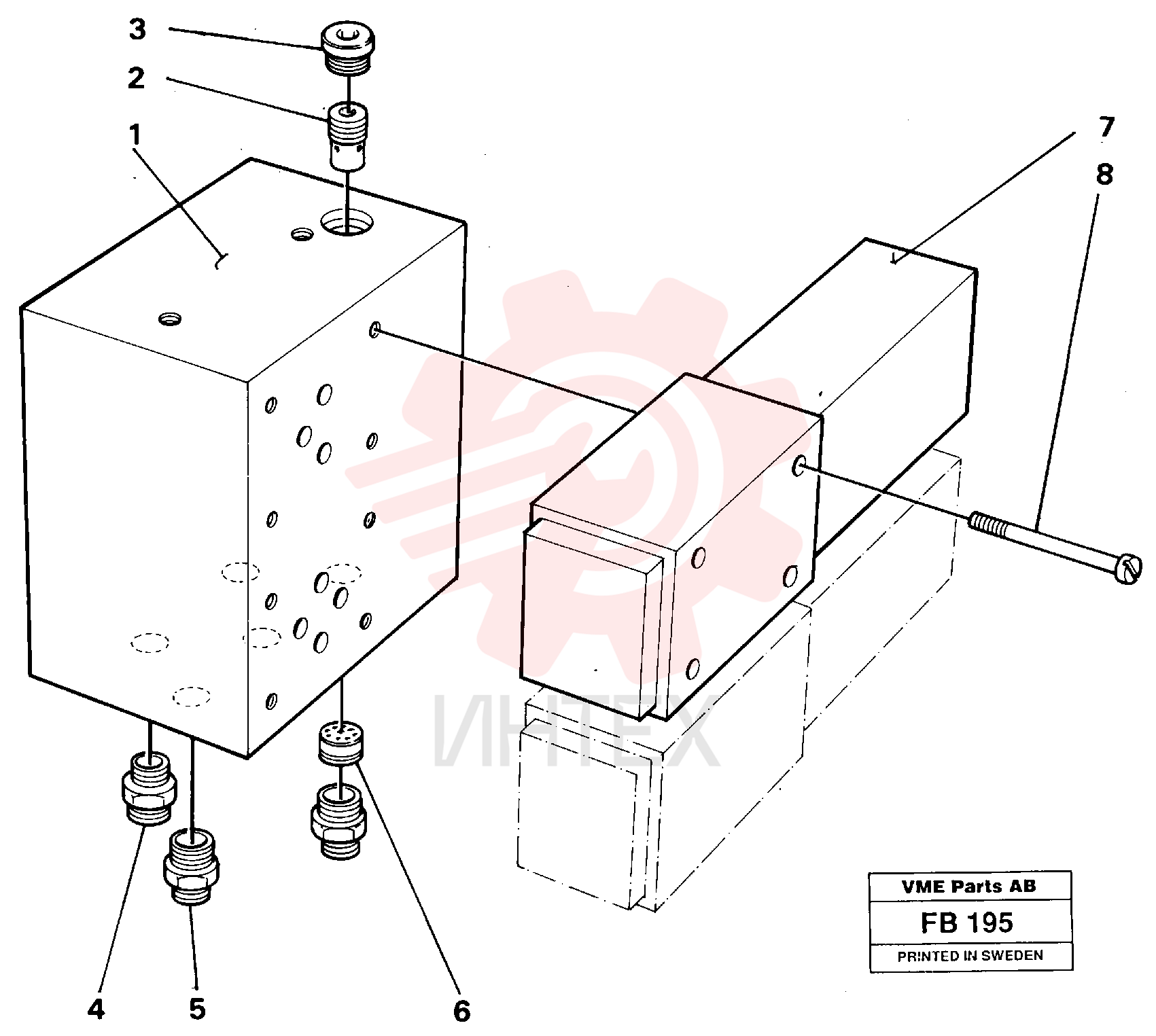 Valve body VOE 14243111 (1)