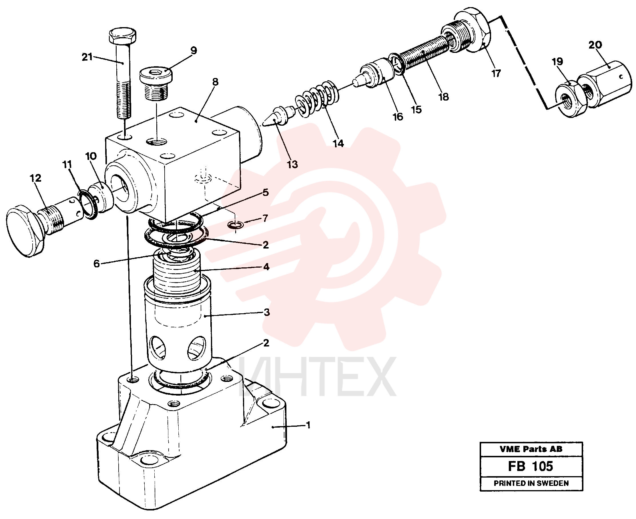 Valve housing VOE 14241442