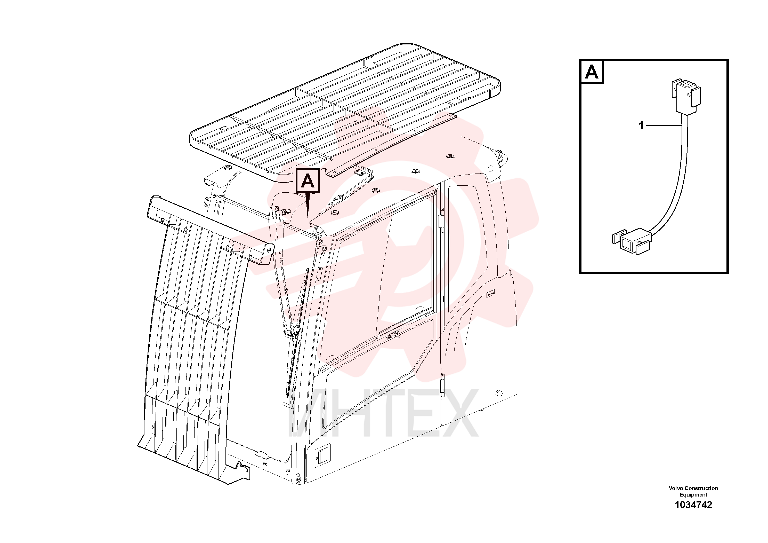 Wire harness VOE 14554692