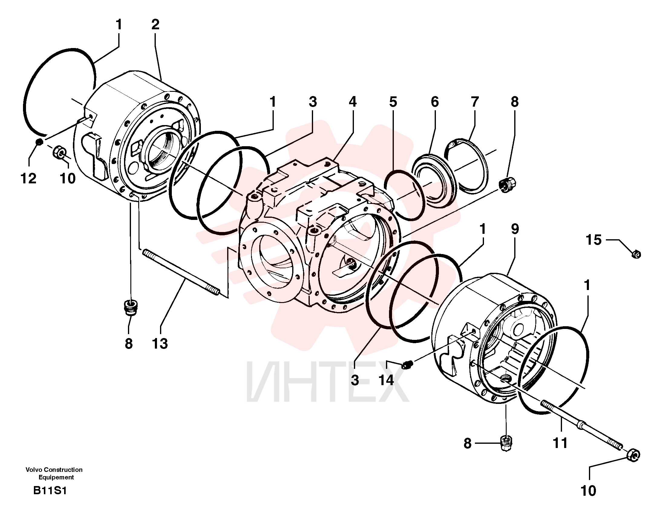 Кольцо уплотнительное (О-кольцо) PJ 7415014 (4)