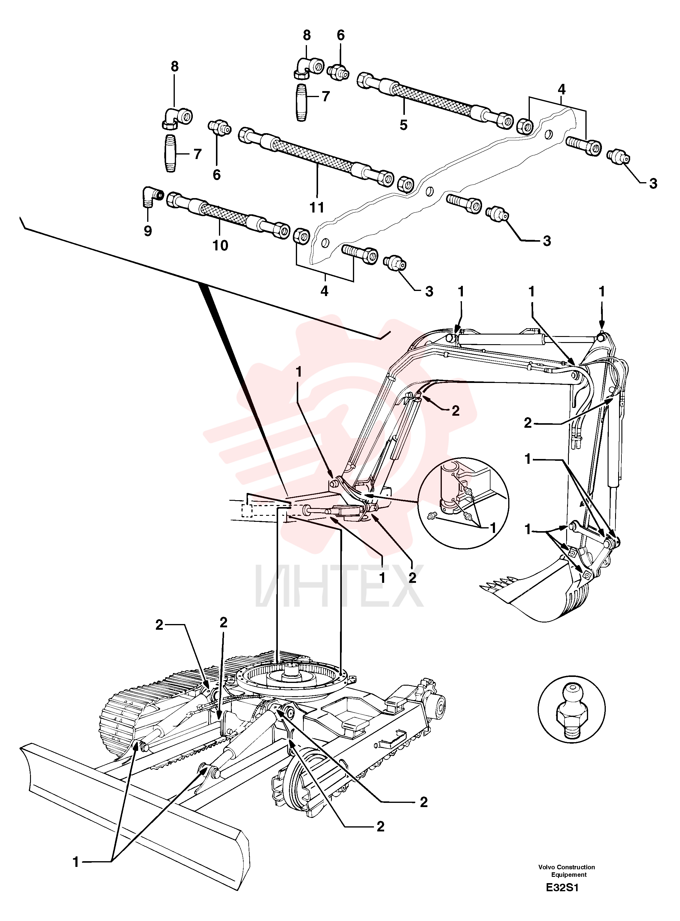 Lubr. nipple kit